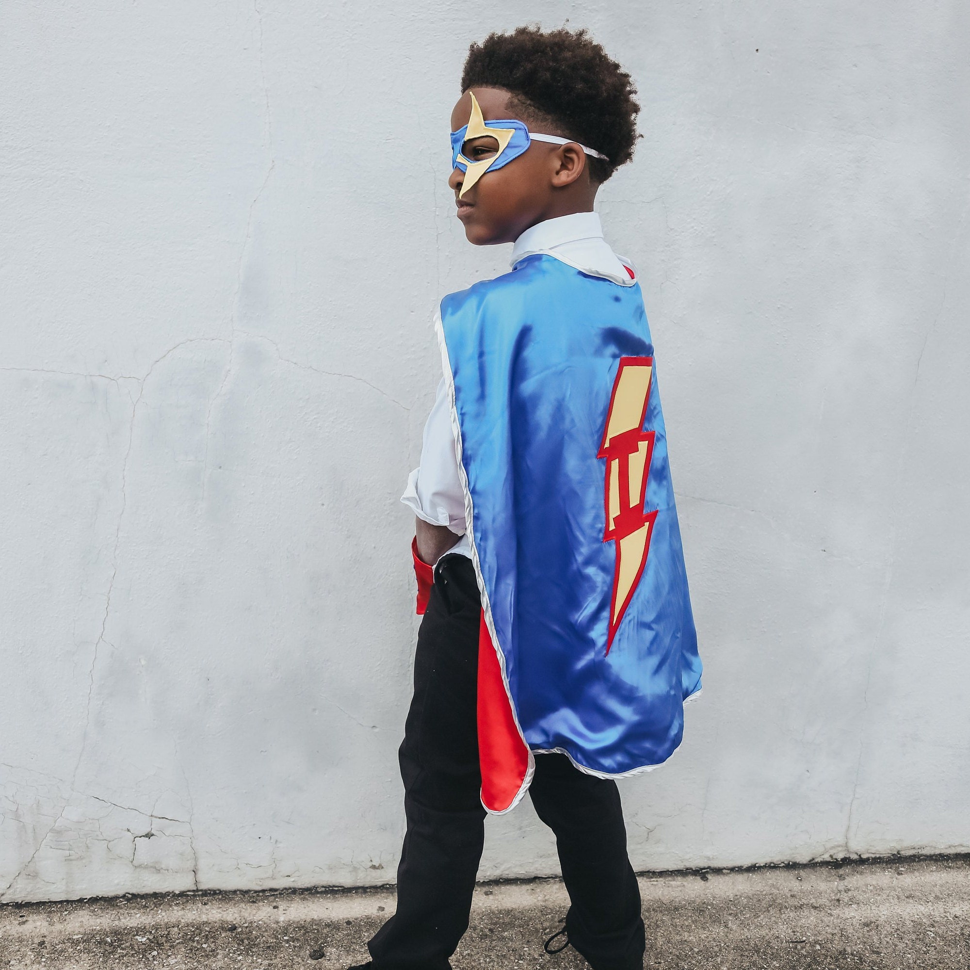Kids Personalized Superhero Cape | Custom Super Hero Cape with emblem…