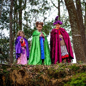 Sanderson Sister Hooded Cloak | Cosplay Salem Witches Cape with Hood