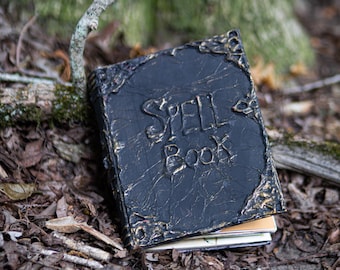 Witches and Wizards Spell Book | Sorcerer photo shoot prop book of spells | Haunted House Party Decor