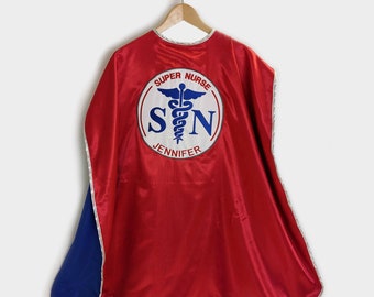 Super Nurse Personalized Cape | Adult Superhero Cape for Nurses