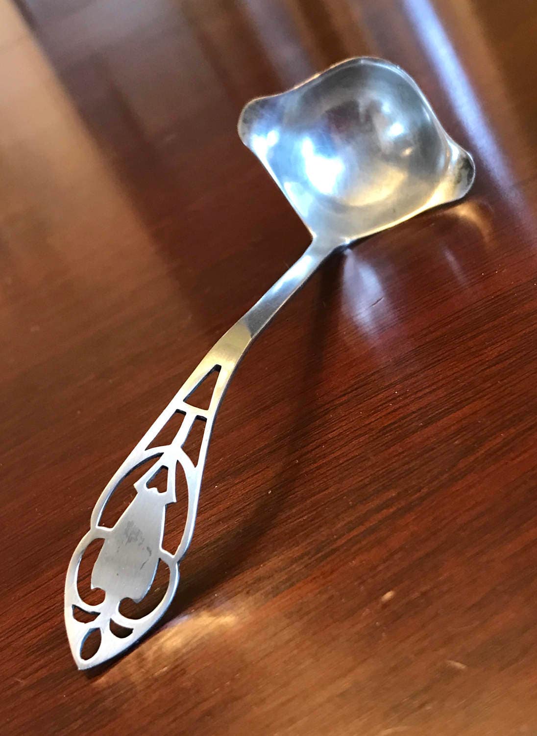 Sterling Silver Ladle, Manchester Silver Co. Hallmarked, Petite Sauce