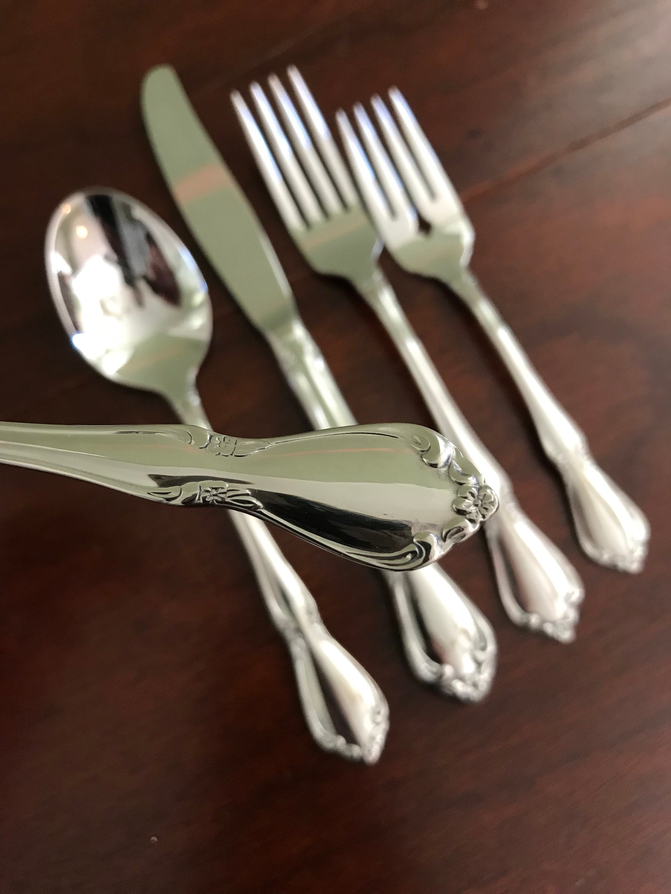 Oneida Chateau Flatware set, Oneida Community Replacement Flatware, 5