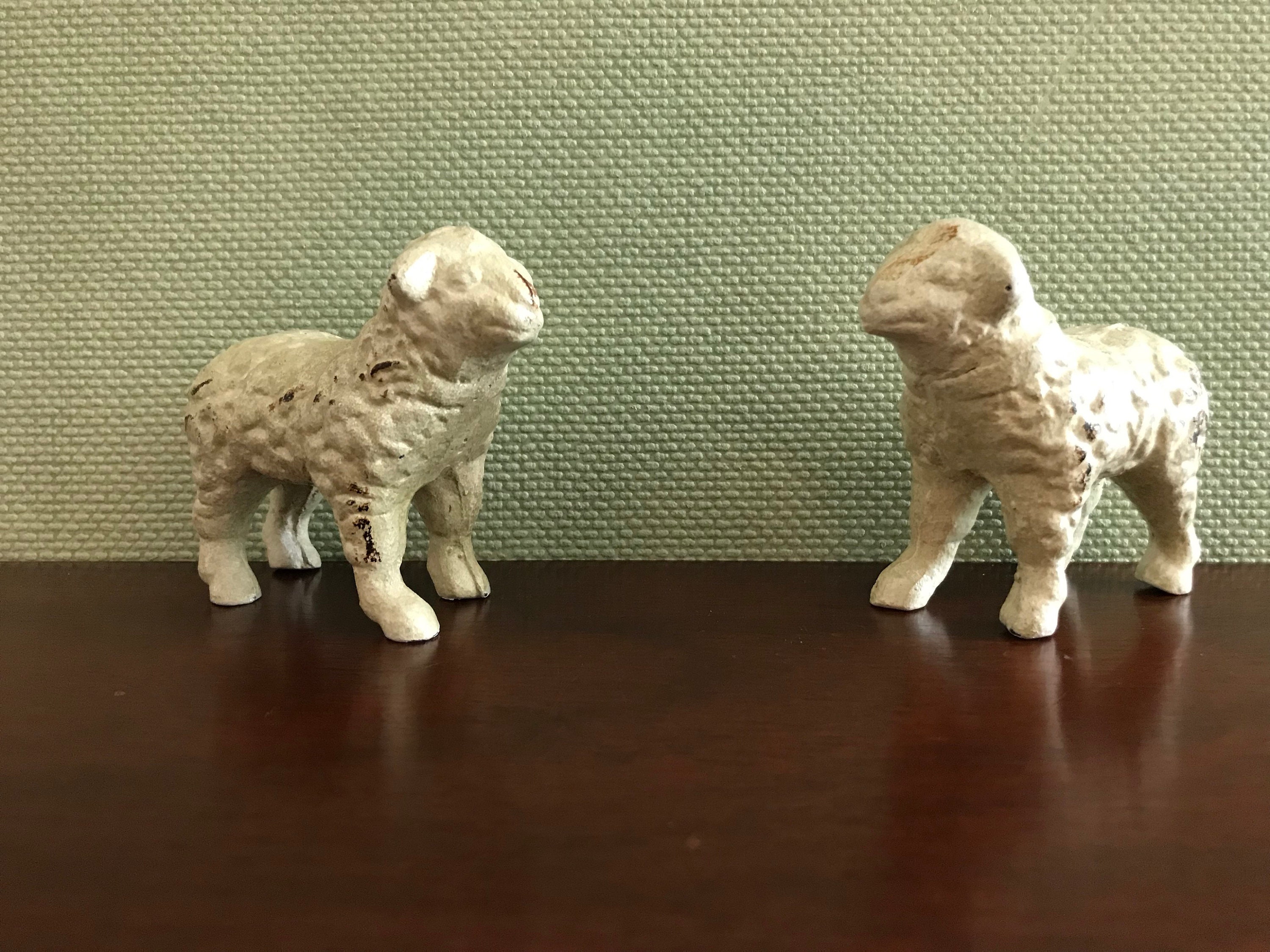 antique sheep figurines