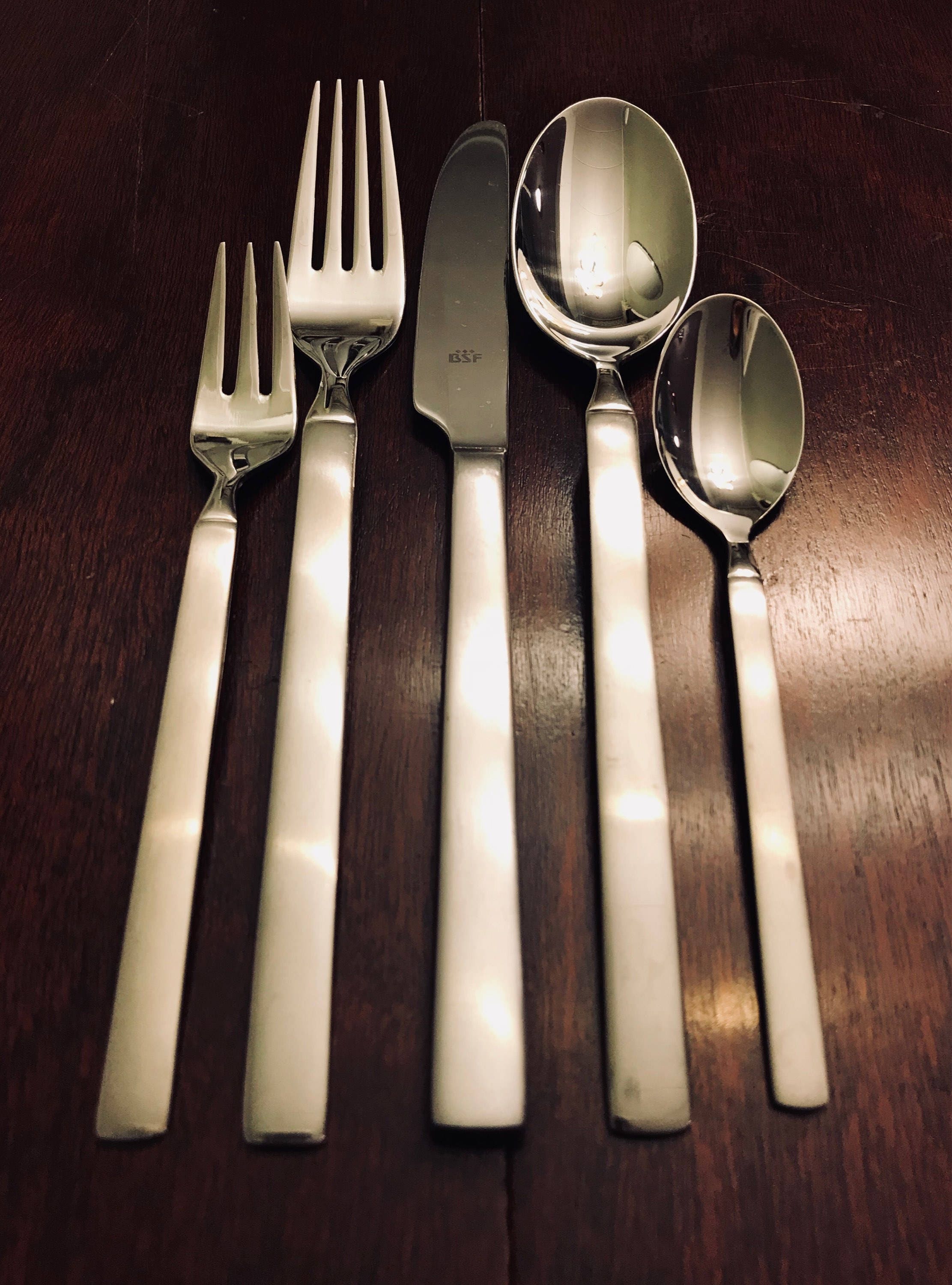Stainless Flatware set, BSF 18 10 Stainless flatware, minimalist