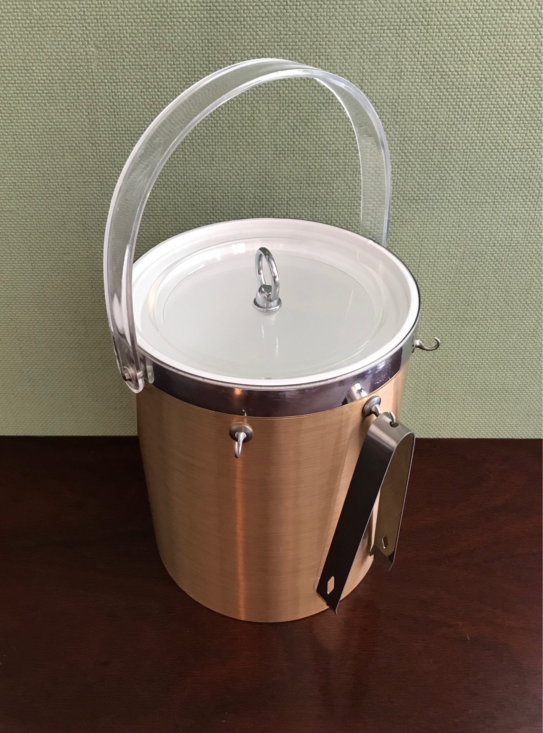 Briard Gold Ice Bucket Hollywood Regency Ice Bucket Etsy