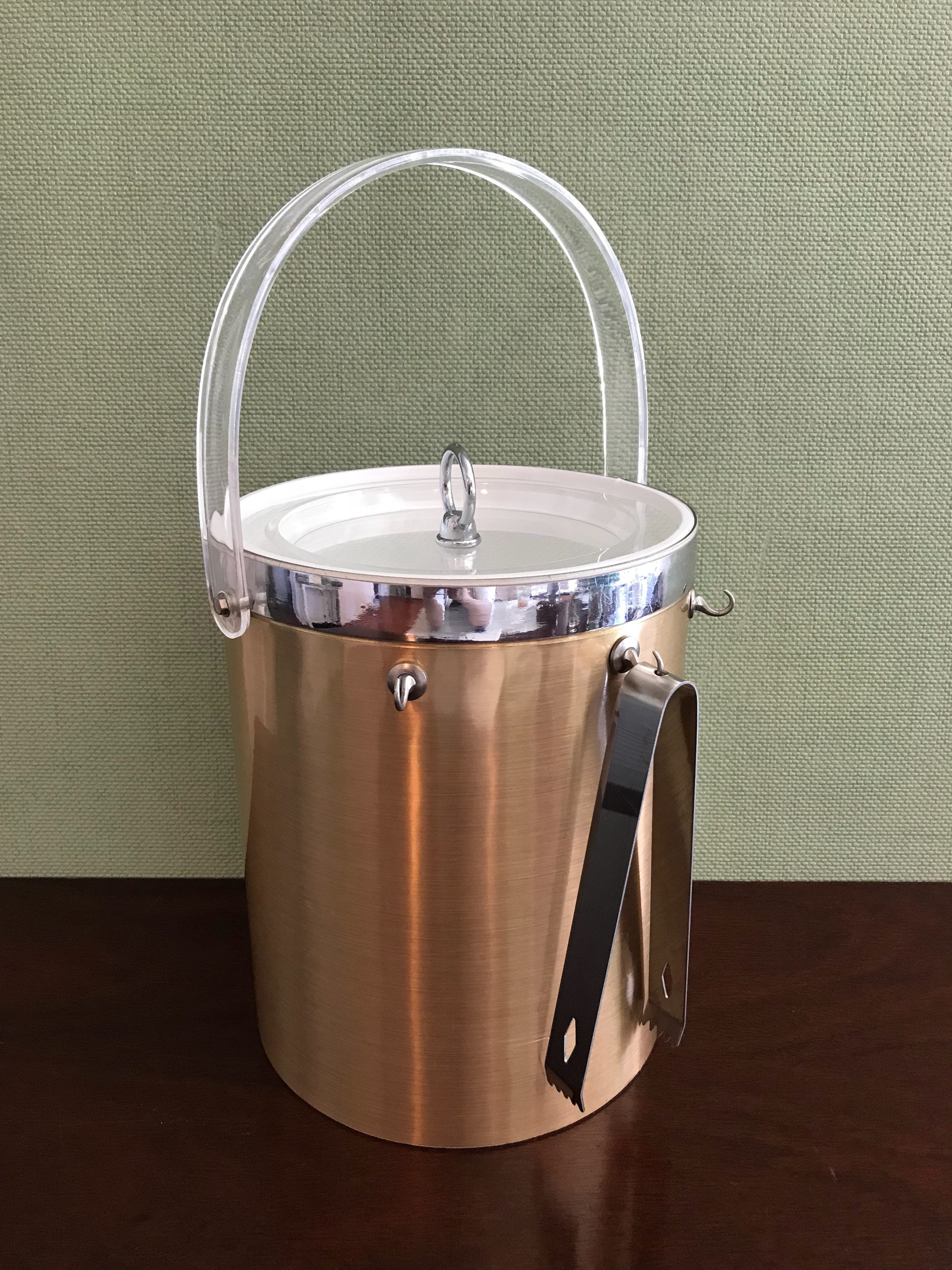 Briard Gold Ice Bucket Hollywood Regency Ice Bucket Etsy