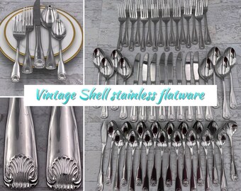 Shell Pattern Flatware - Etsy