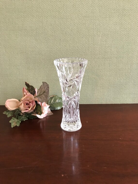 Vintage Lenox Fine Crystal Bud Vase Crystal Star Vase Etsy