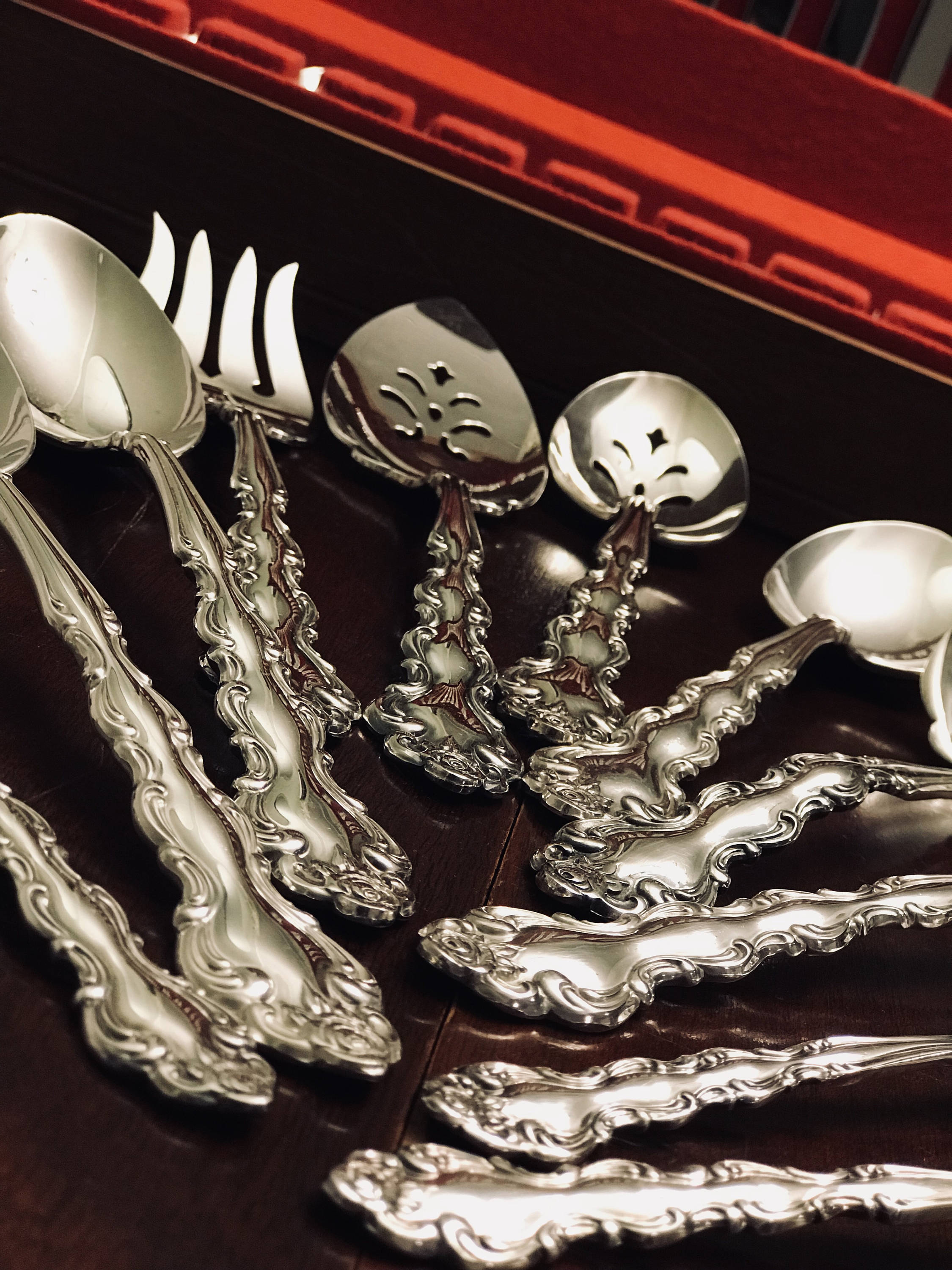 Vintage Silverware Set, Oneida Community Beethoven Silverplate Flatware
