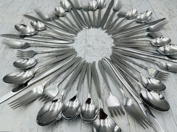 Rare Hollywood MCM Flatware set, vintage silverware