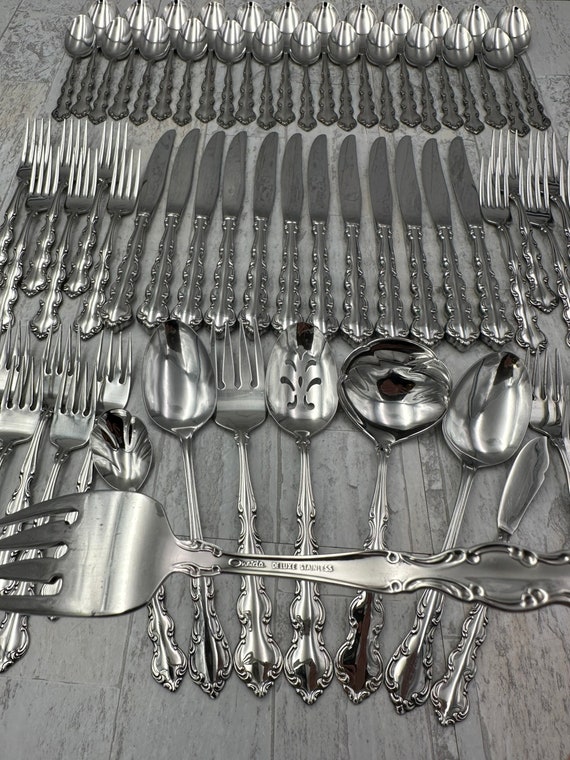 Oneida cutlery shop set silver