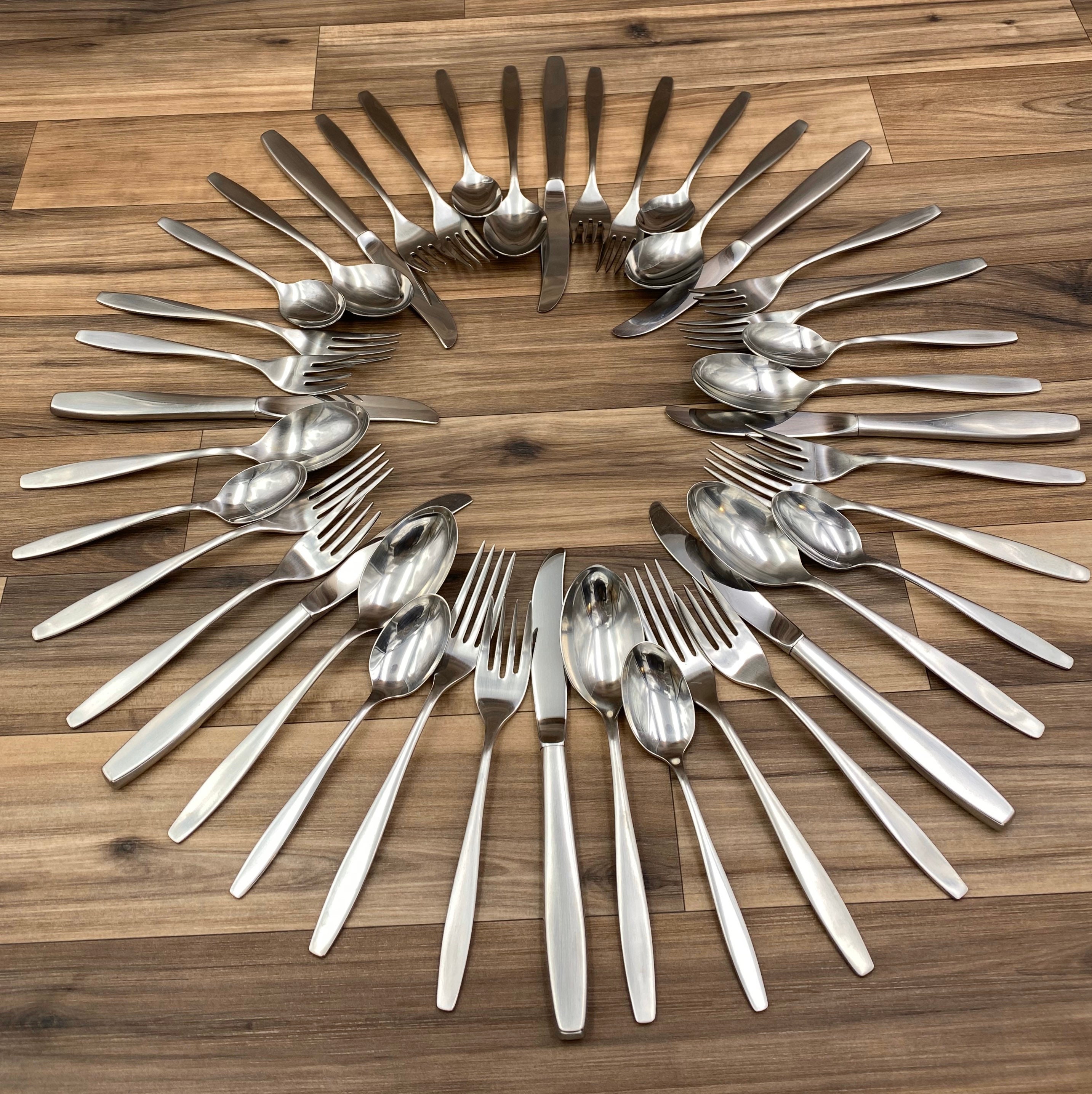 Vintage Flatware set, Minimalist TODAY By International Deluxe
