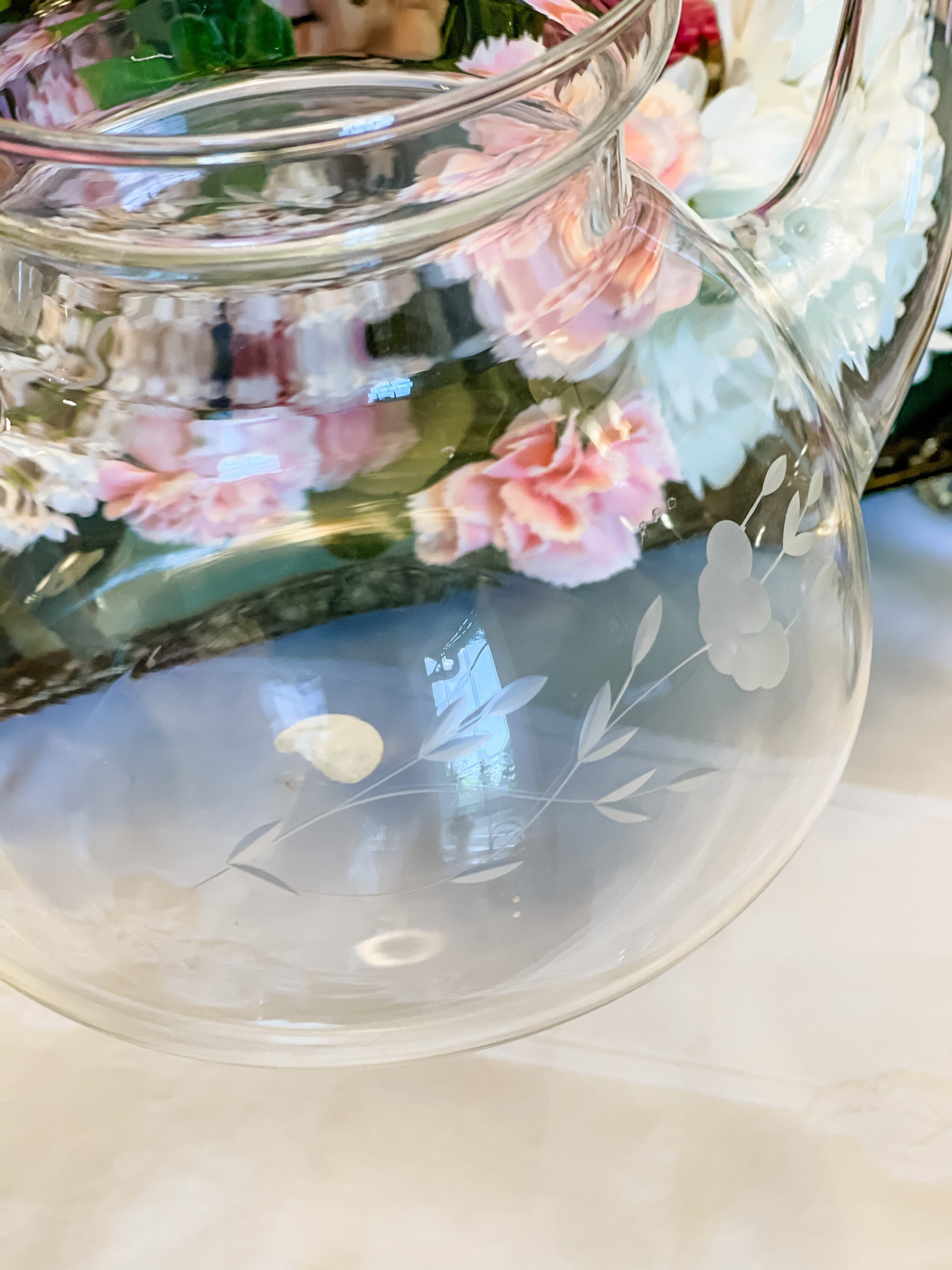 Vintage Princess House Teapot with infuser, Heritage Pattern