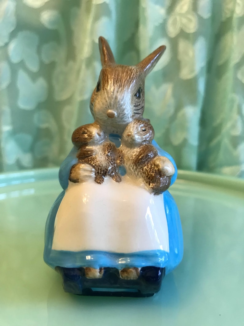 Vintage Beatrix Potter Porcelain Bunny Figurine Royal Albert Etsy