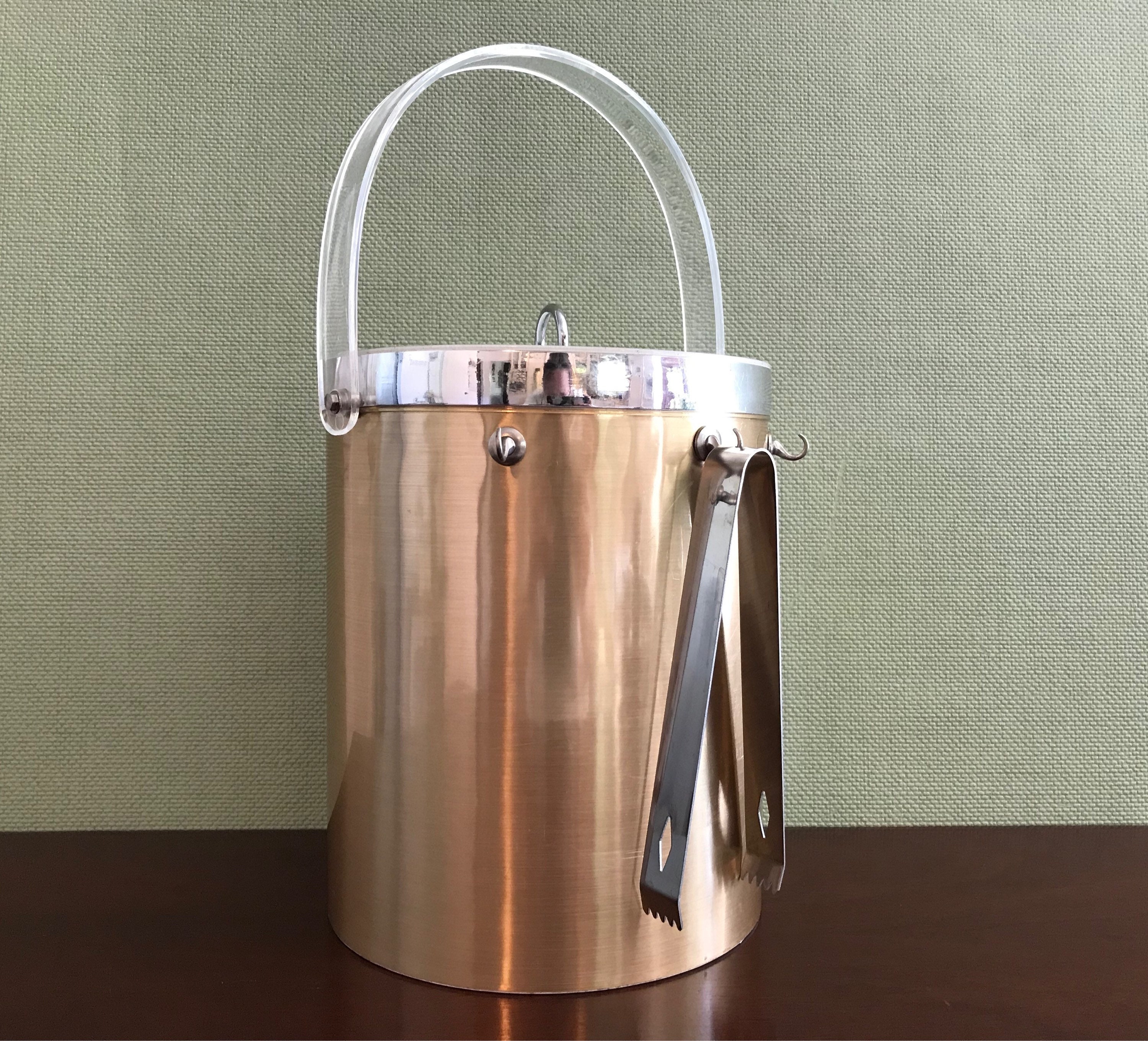 Briard Gold Ice Bucket Hollywood Regency Ice Bucket Etsy