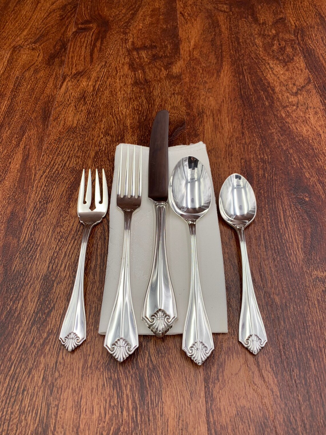 Vintage Oneida Silverware Set NEW Service for 8 King James Etsy