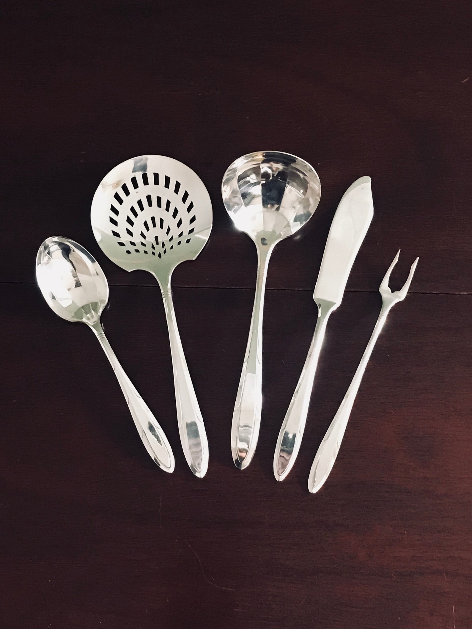 Vintage Flatware Set With Silverware Chest Service for 8 Etsy