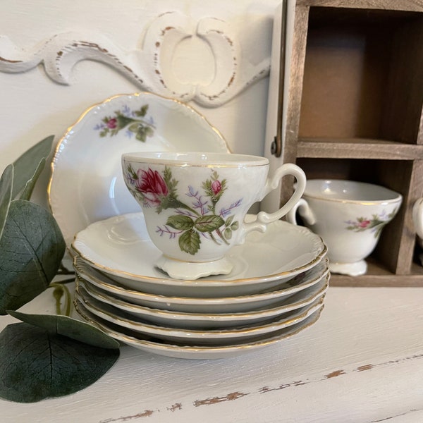 Pink Rose Tea Set - Etsy