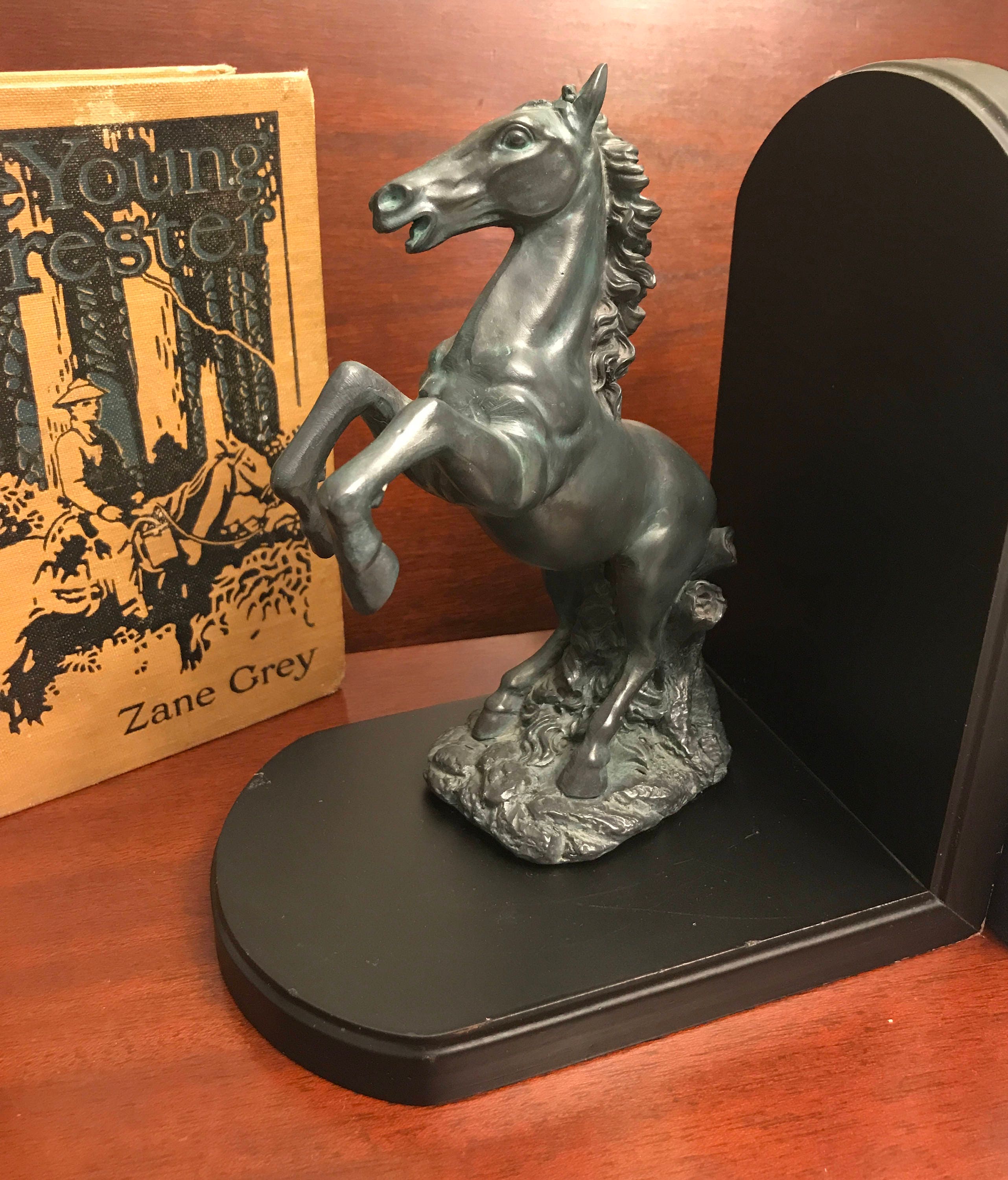 horse bookends horse bookends
