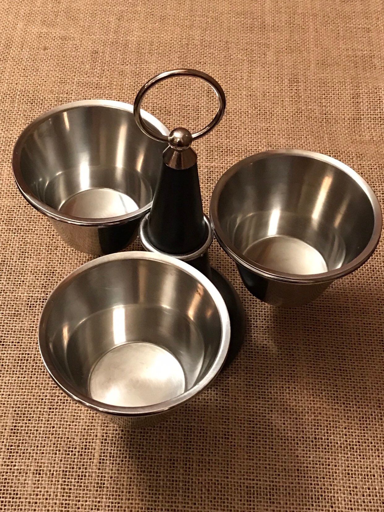 Vintage Condiment Caddy server Lazy Susan Condiment set Foodie Gift