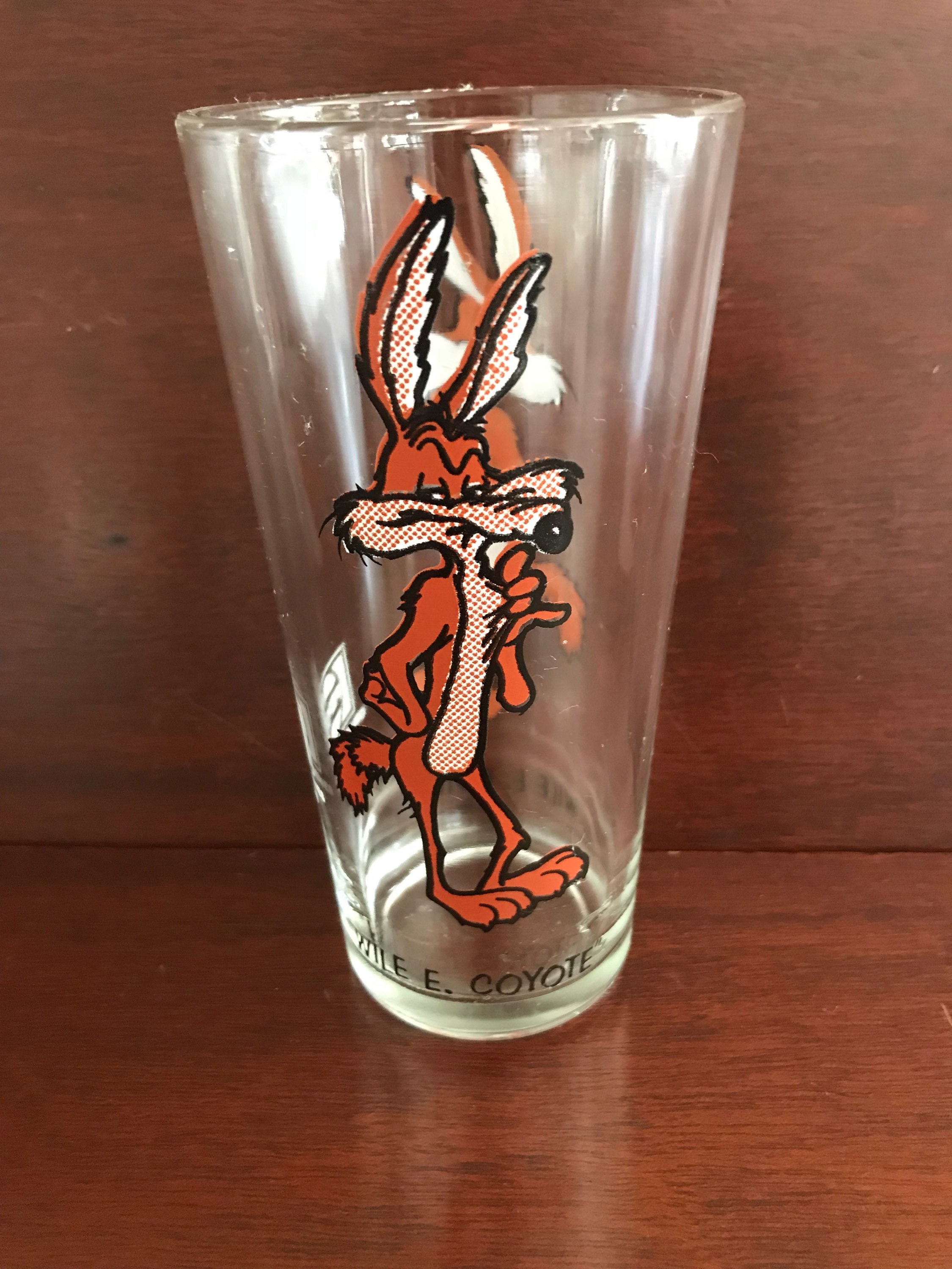 wile e coyote pepsi glass
