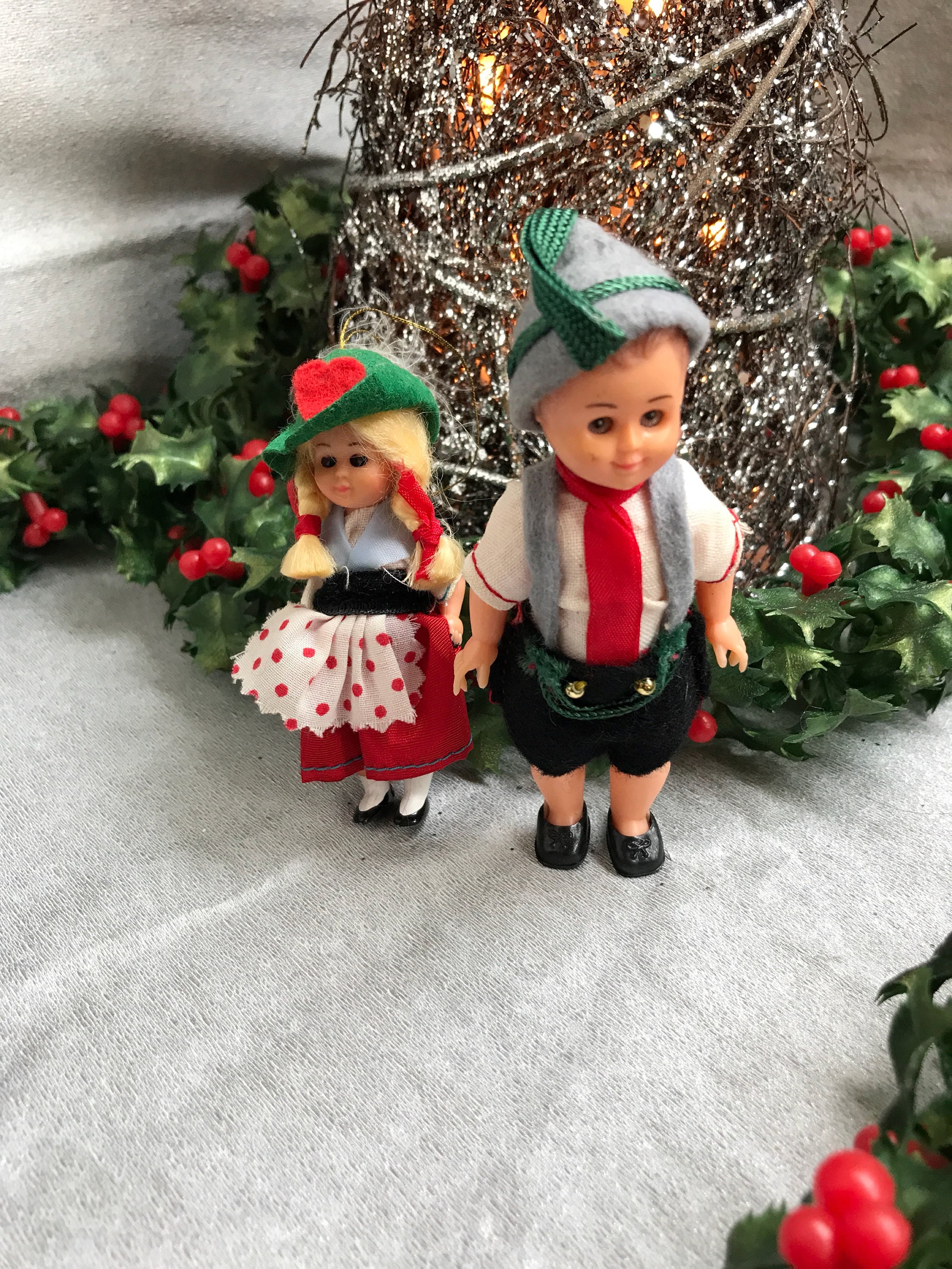 Vintage Swiss Dolls, blinky eye dolls, 1960s Dolls, Celluloid Dolls