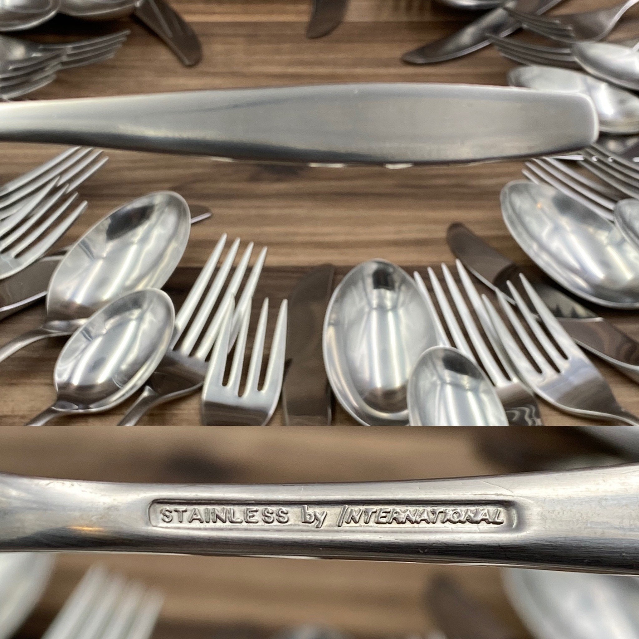 Vintage Flatware set, Minimalist TODAY By International Deluxe