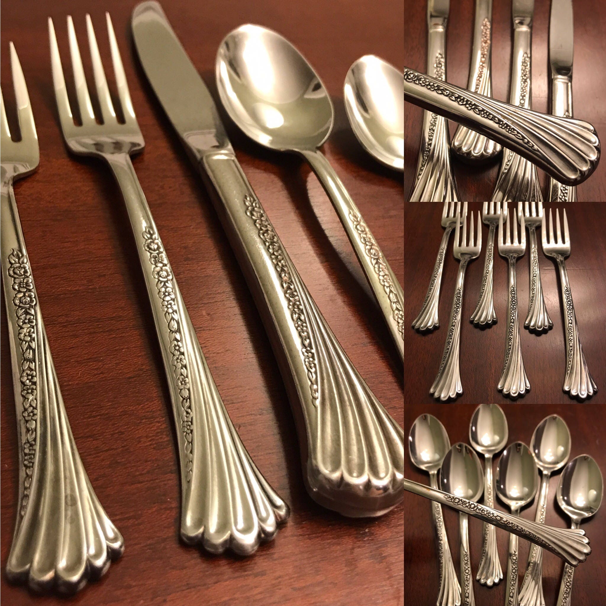 Oneida Spring Glen Stainless Flatware, pattern OHSSPG, Oneida