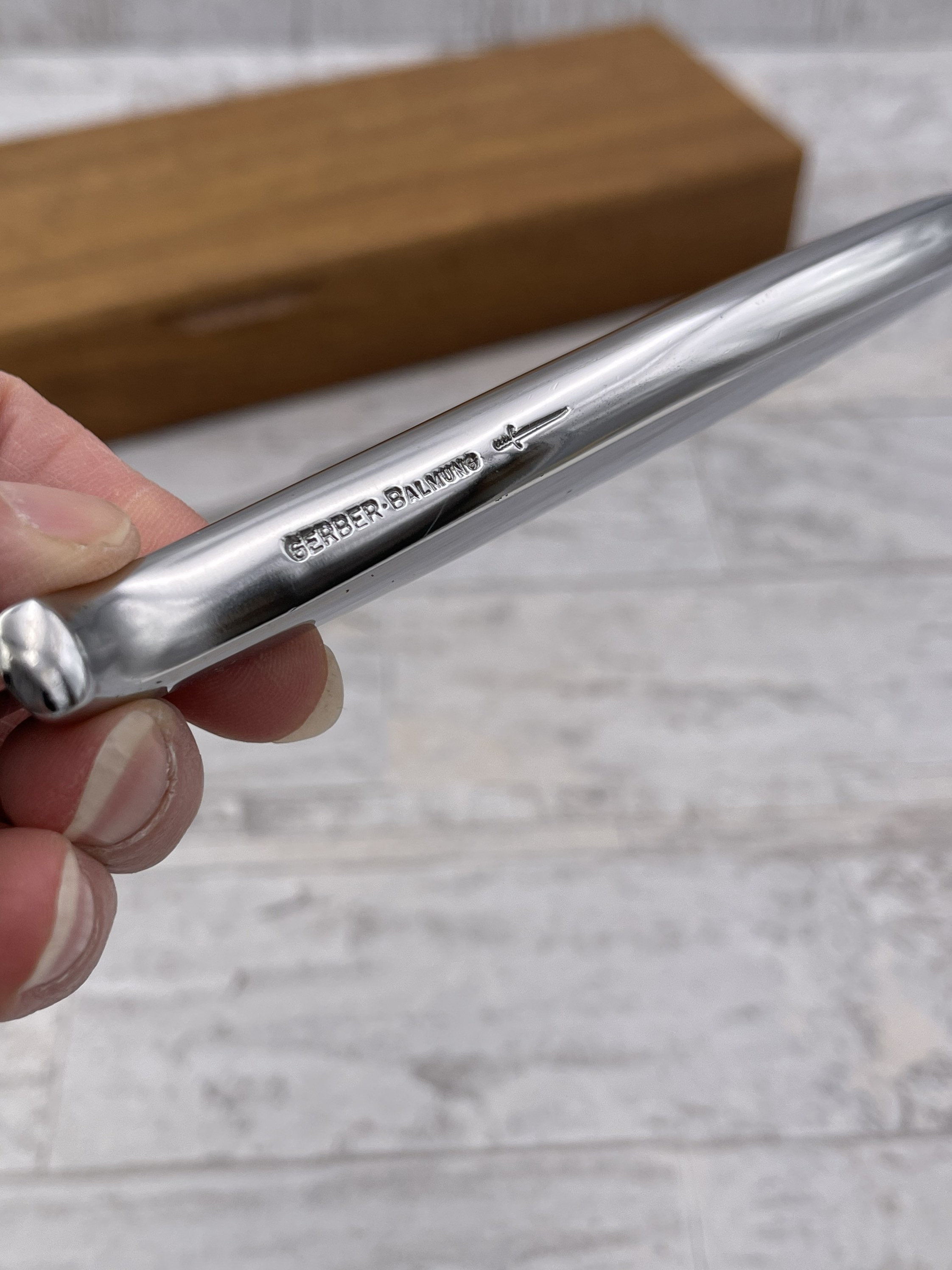 Vintage Gerber Legendary Knives, Mid century Modern Stainless Steel