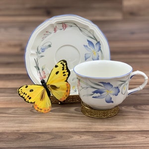 Vintage Tea cup floral Villeroy and Boch Riviera Porcelain Teacup, Tea Party, Gift for Her