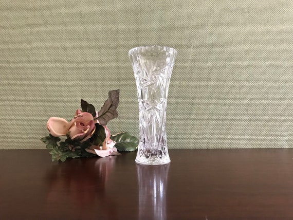 Vintage Lenox Fine Crystal Bud Vase Crystal Star Vase Etsy