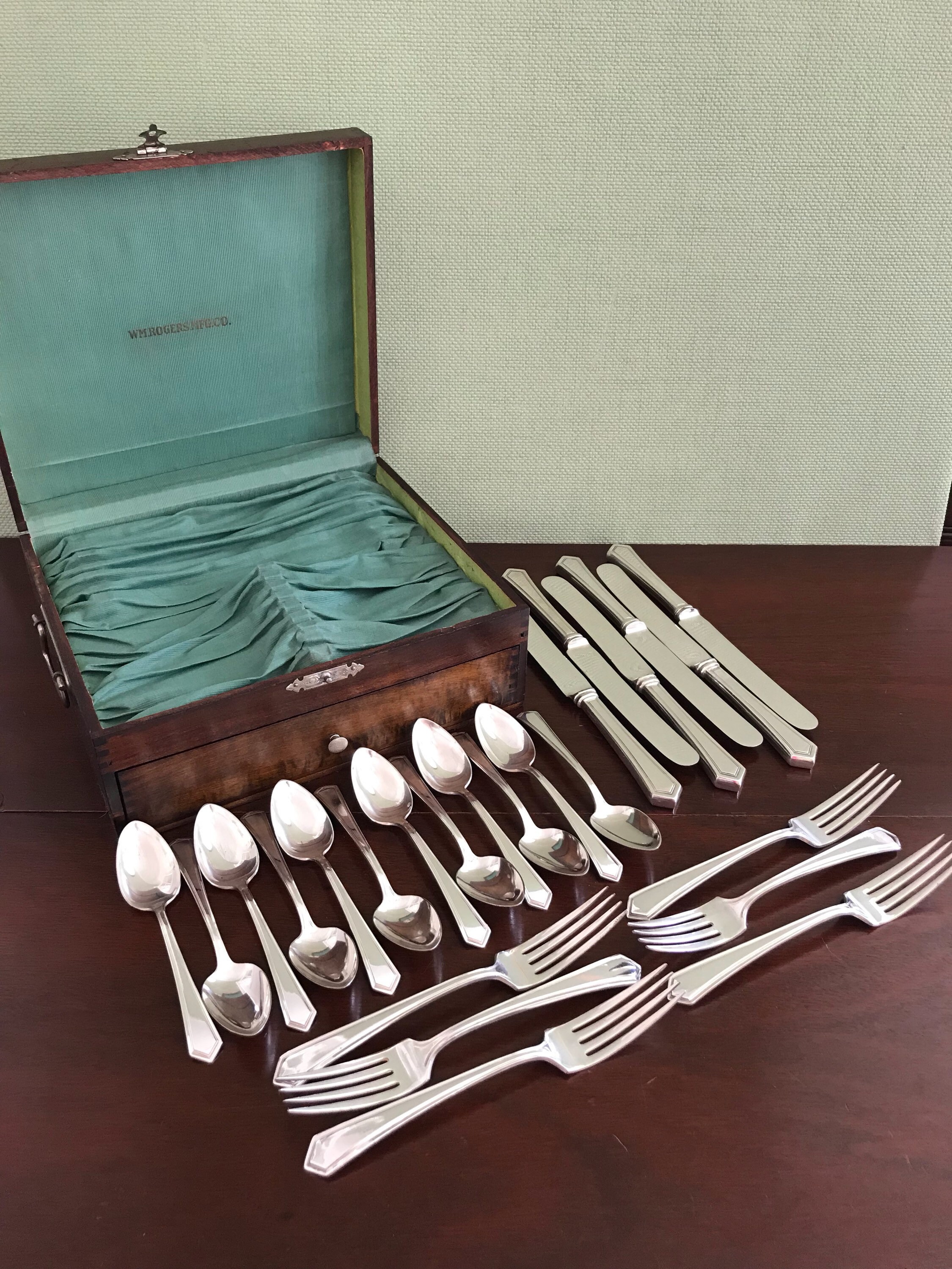 Antique Silverware Set, circa 1917, General Putnam Silverware, Rare