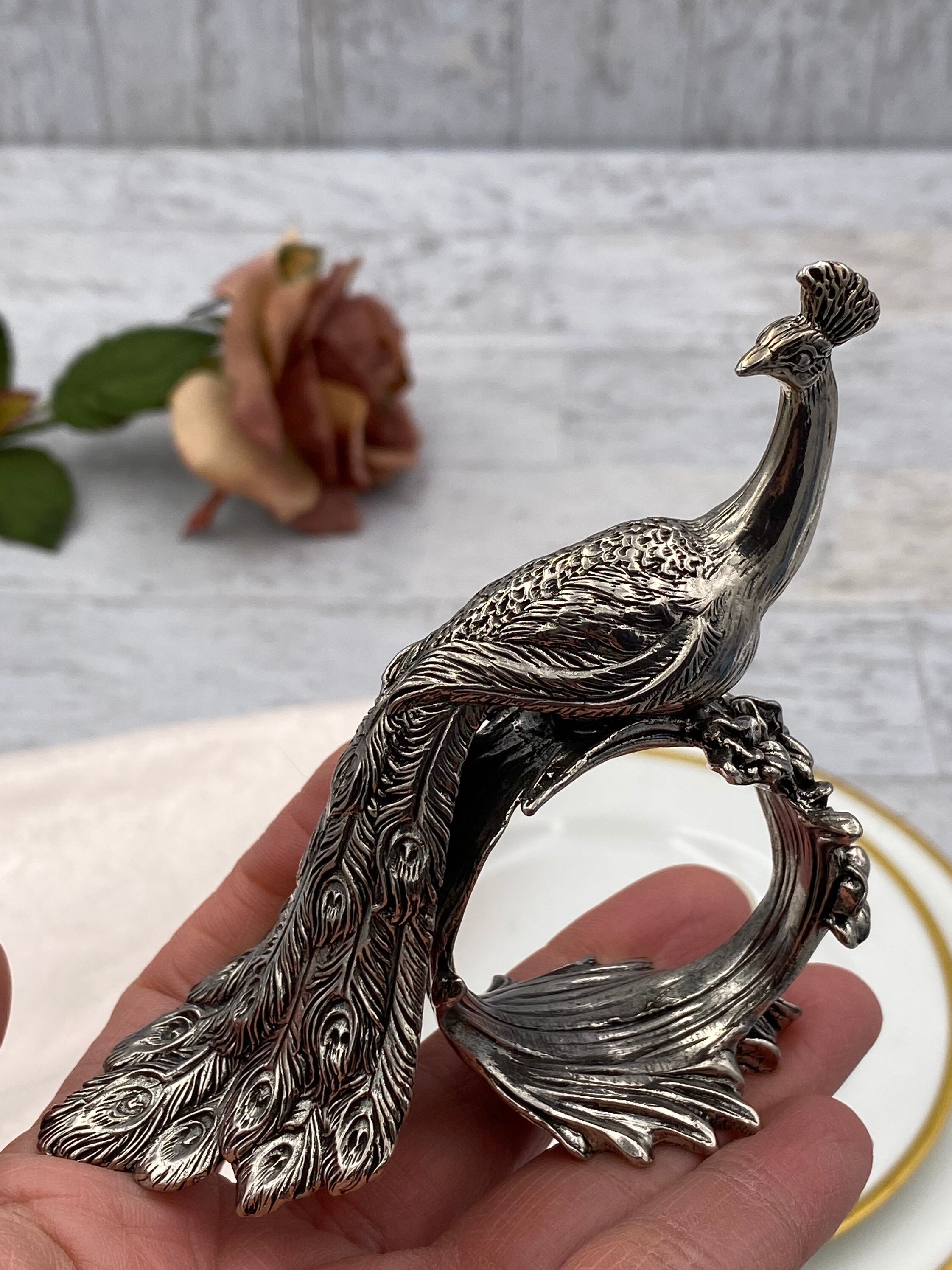 Peacock 2024 napkin holder