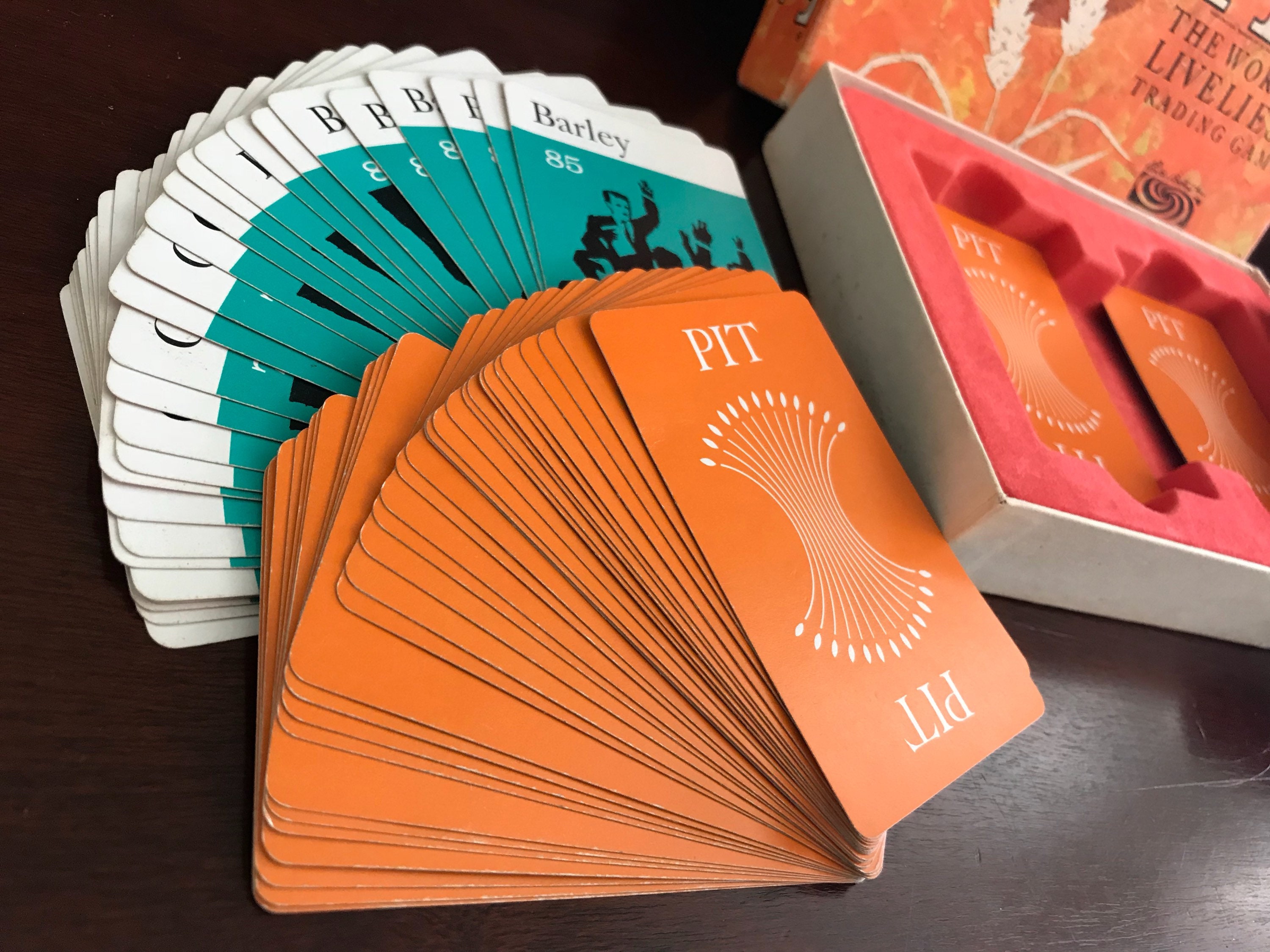 Vintage Pit Game, Card game, 1960s Pit Game, Complete Game of Pit, Parker Brothers Card Game ...