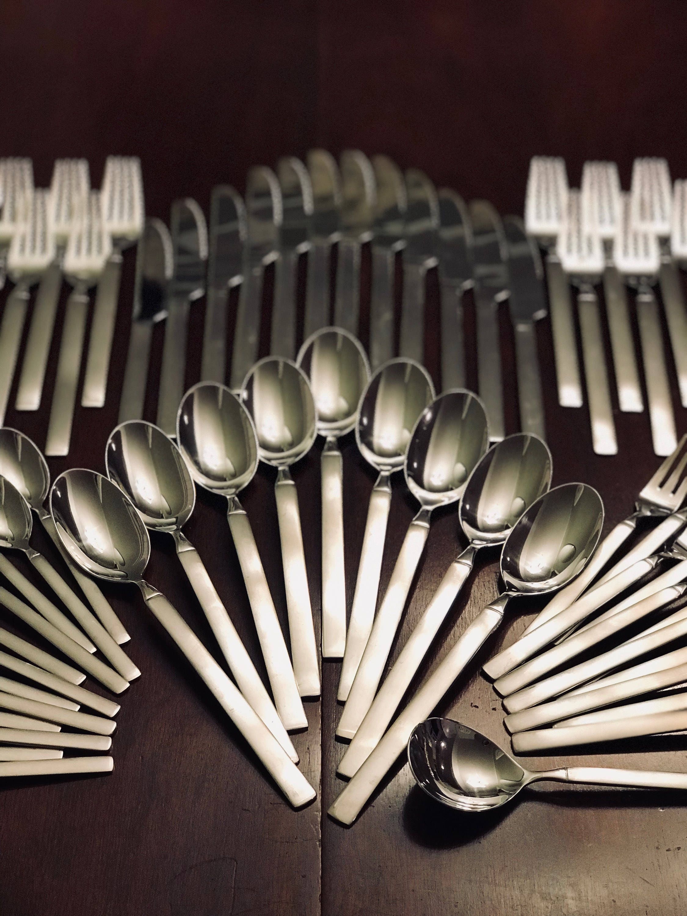 Stainless Flatware set, BSF 18 10 Stainless flatware, minimalist