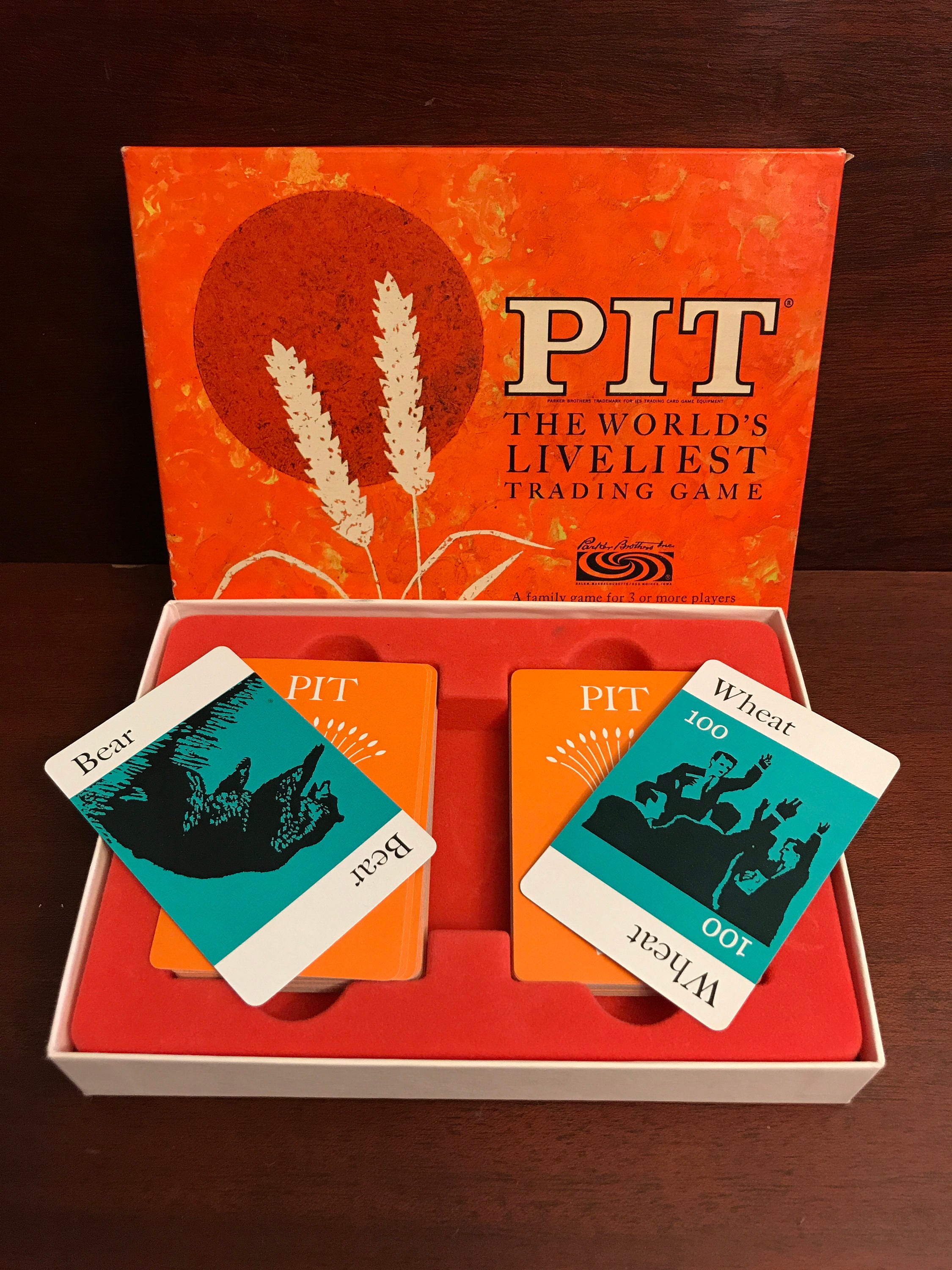 Vintage Pit Game Card Game 1960s Pit Game Complete Excellent 