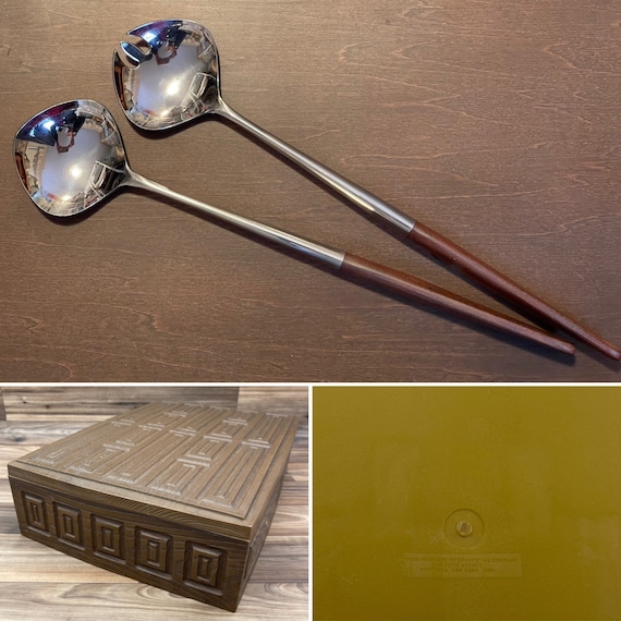 Ekco Eterna Canoe Flatware Set, Danish Modern Stainless Silverware