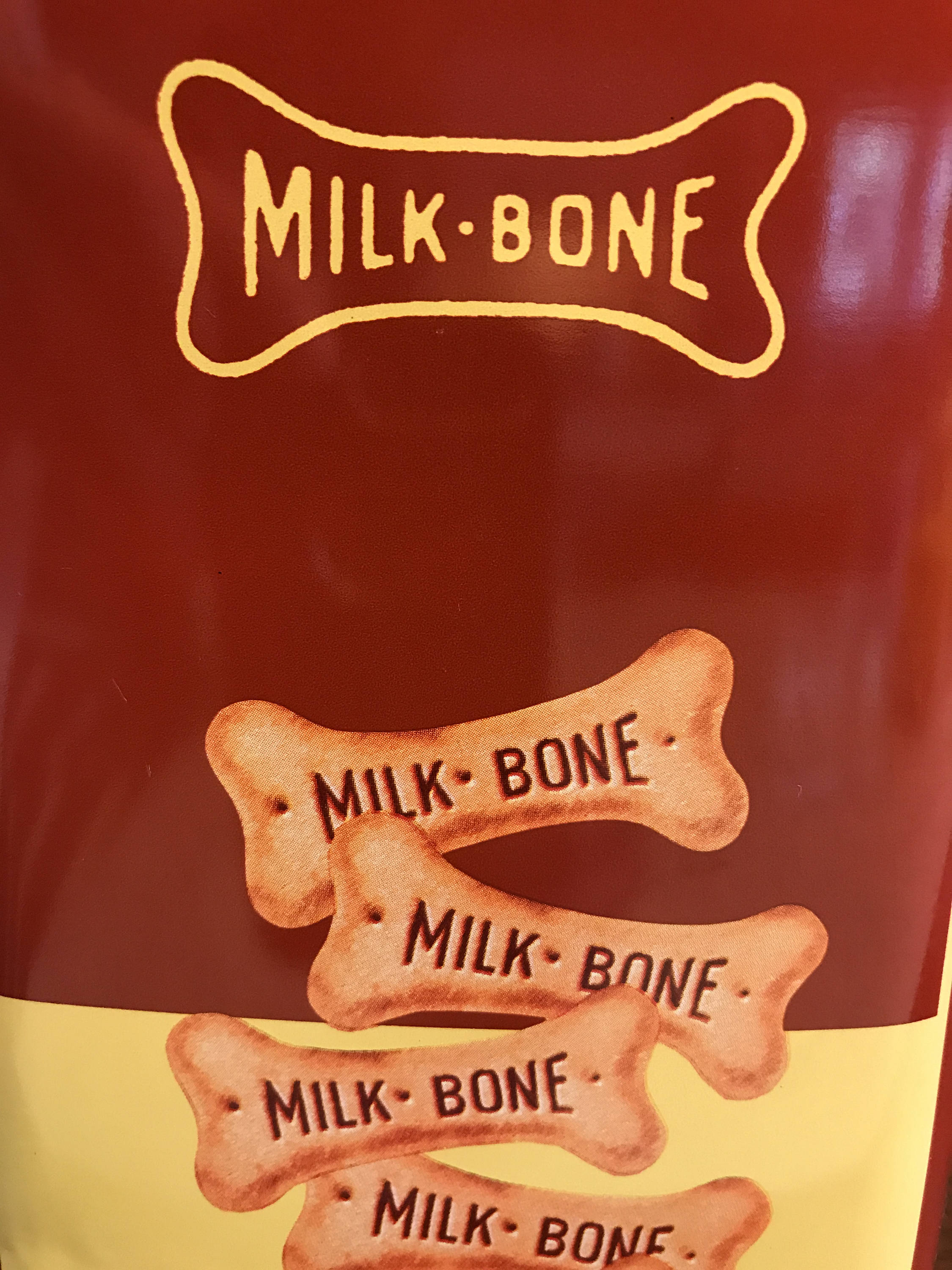 Vintage Milkbone Tin, Dog Biscuit Tin, MilkBone Tin, Dog Treat Storage