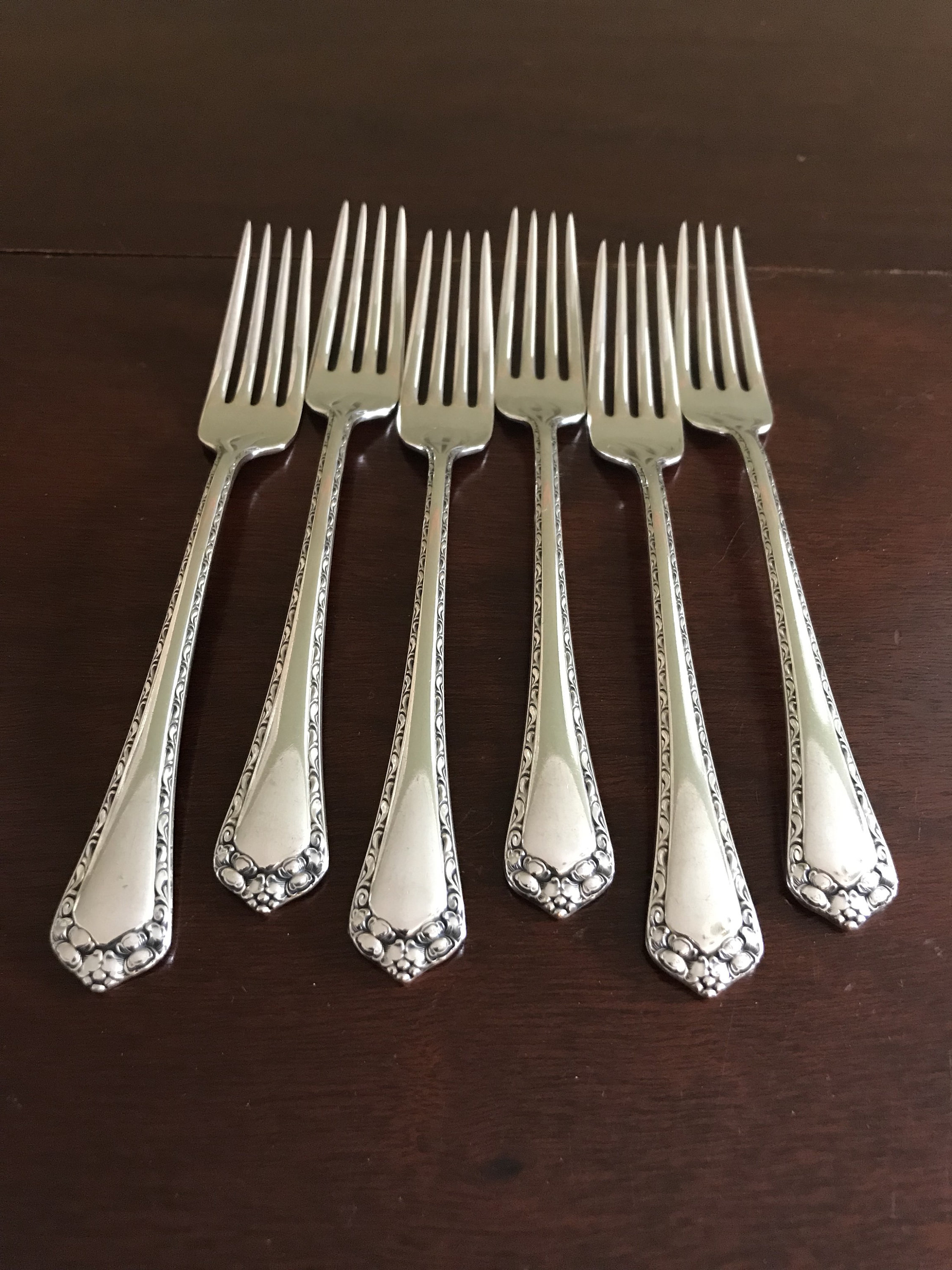 Easterling Rosemary Sterling Silverware set 1944 Collectible Sterling