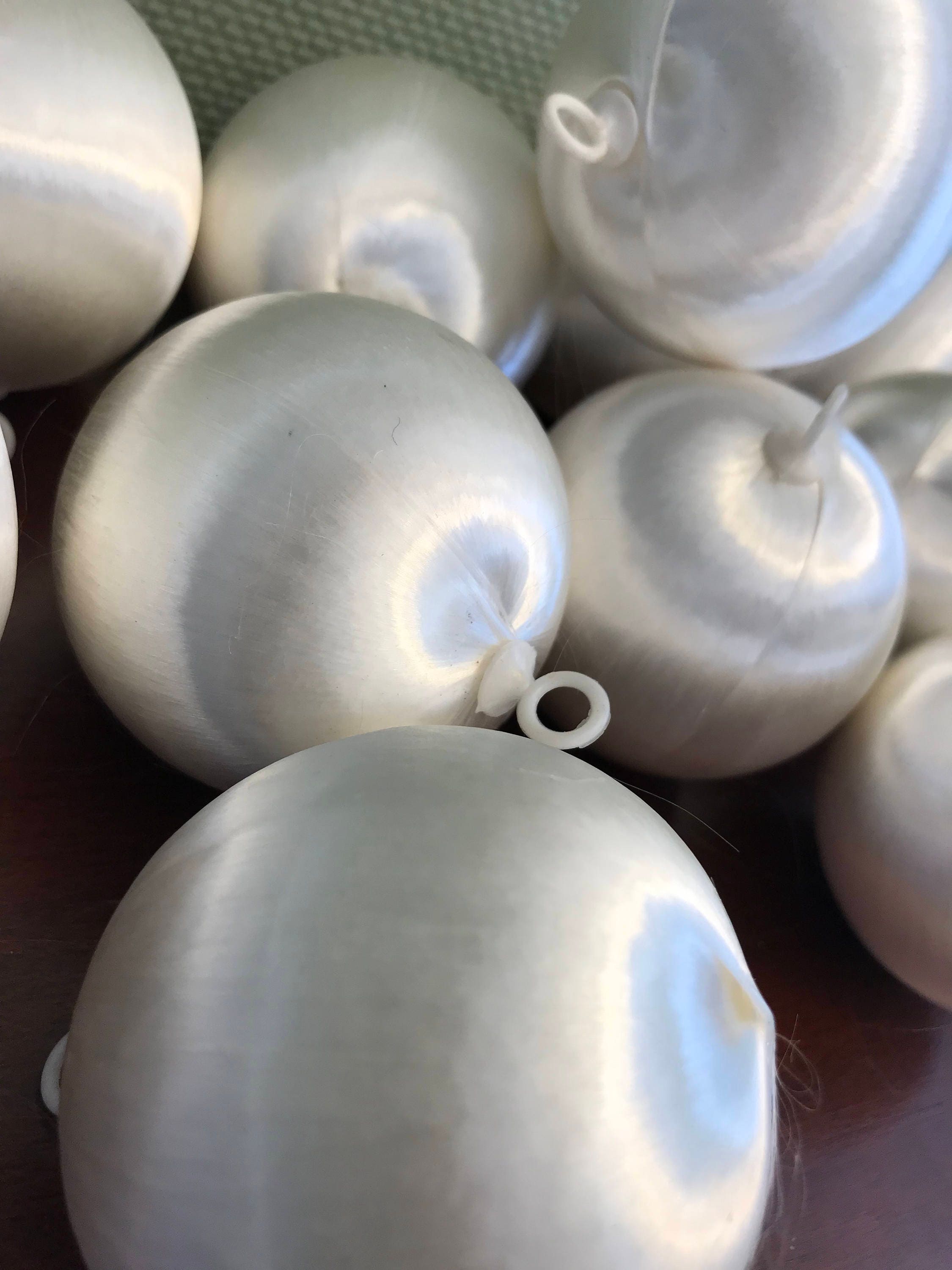 Vintage Satin Christmas Ornaments 