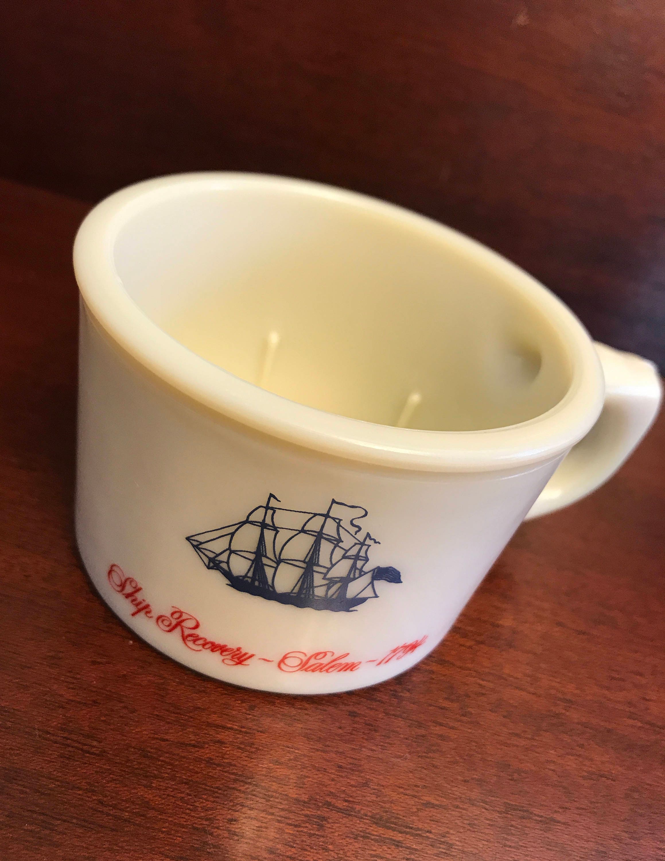 Vintage Old Spice Shaving Mug, Shulton Shaving Mug, Ship Recovery Salem
