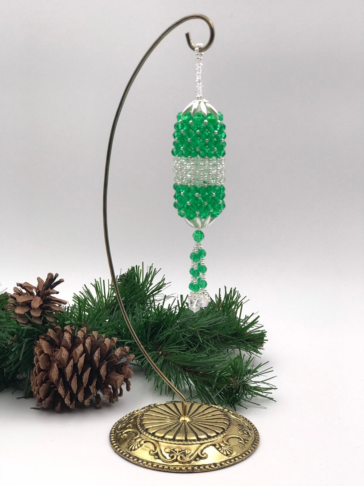 Handmade 2024 beaded ornaments