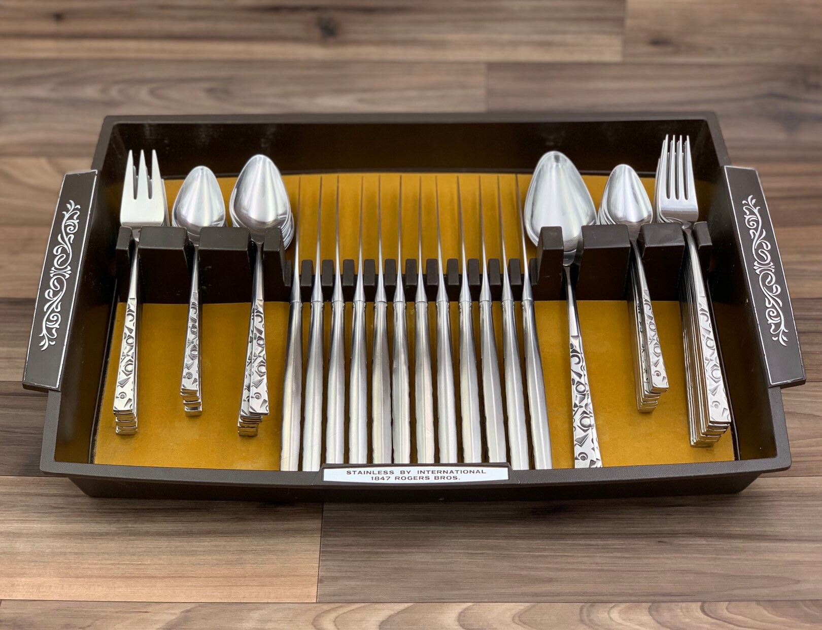 silver flatware storage