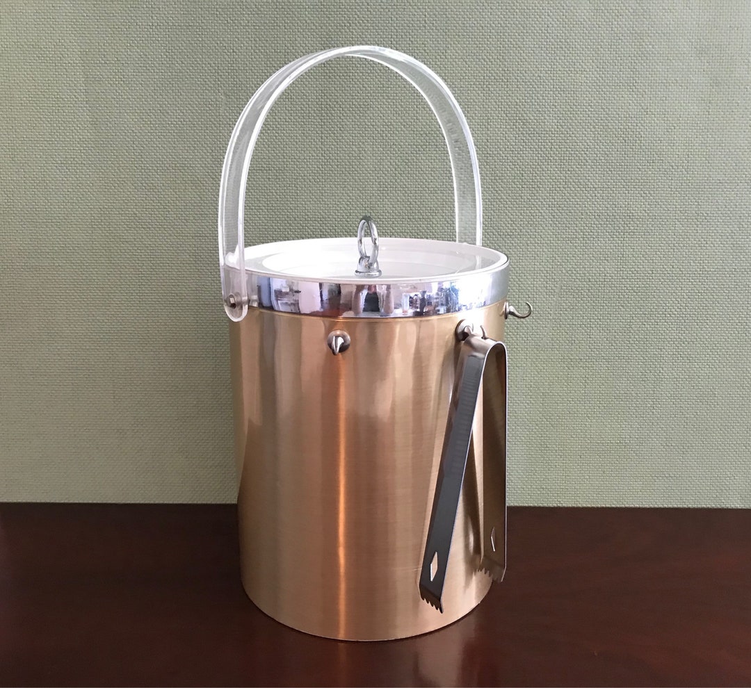 Briard Gold Ice Bucket Hollywood Regency Ice Bucket Etsy