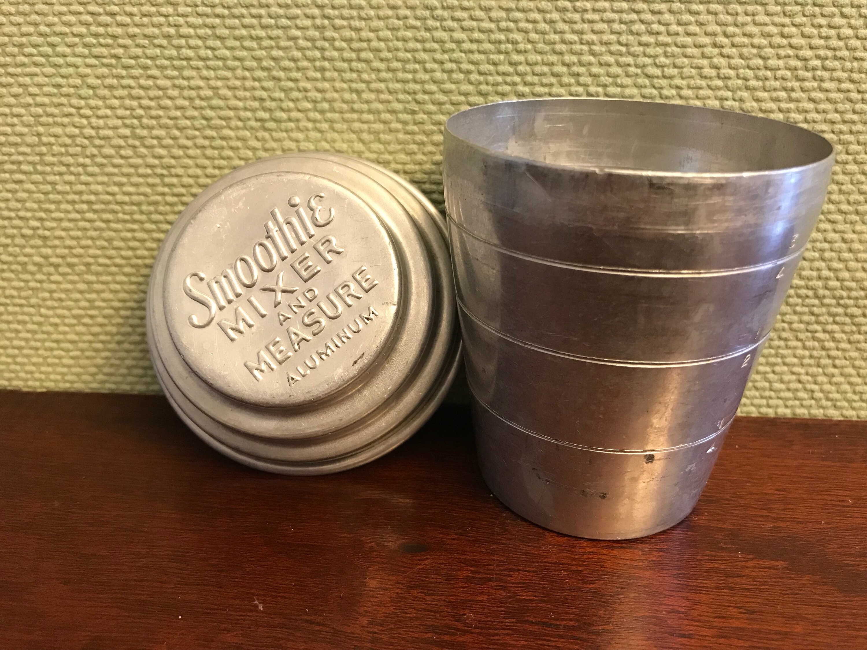 Antique Measuring Cup Aluminum 1 Cup