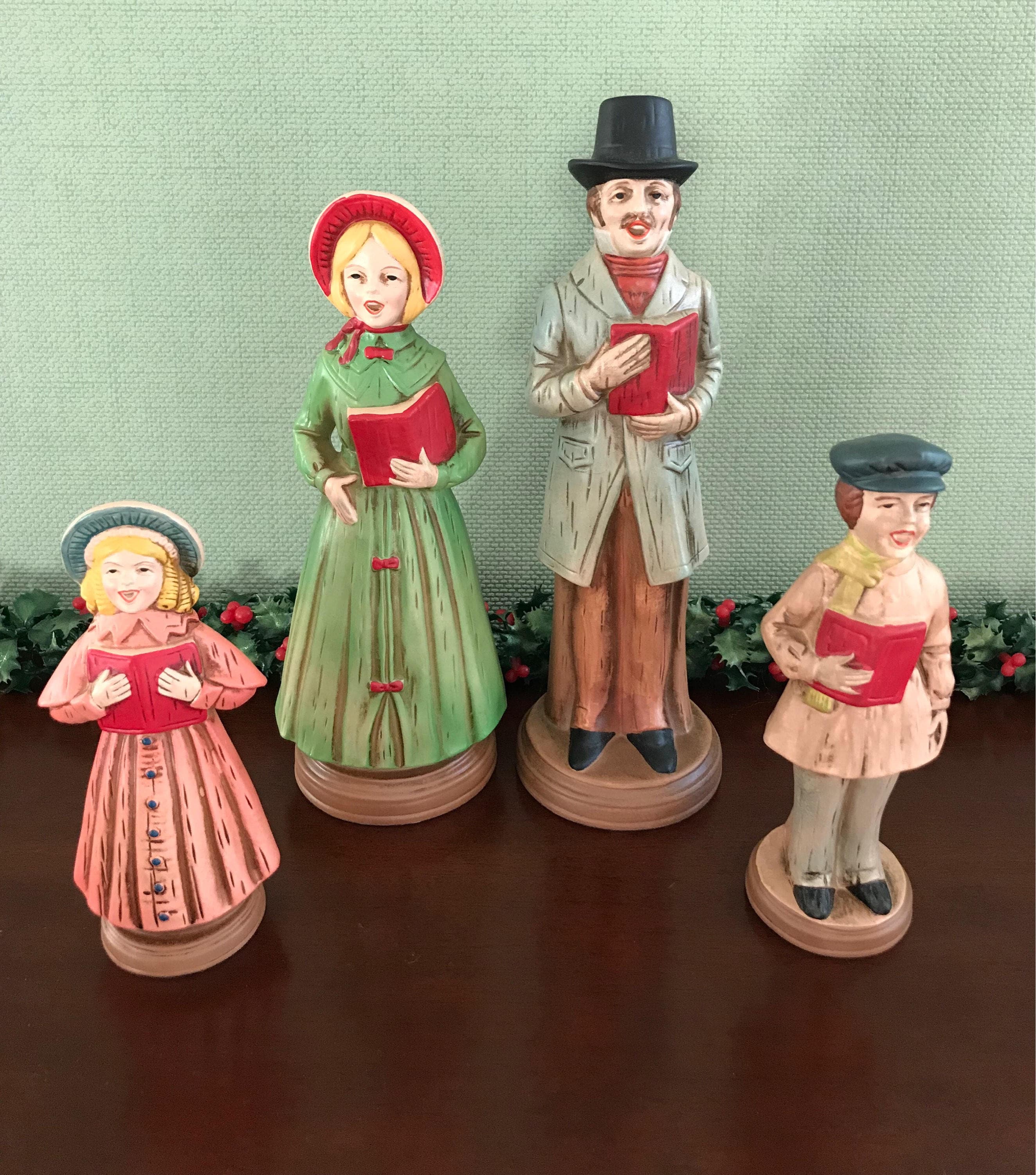 Vintage Christmas Carolers Figurines 