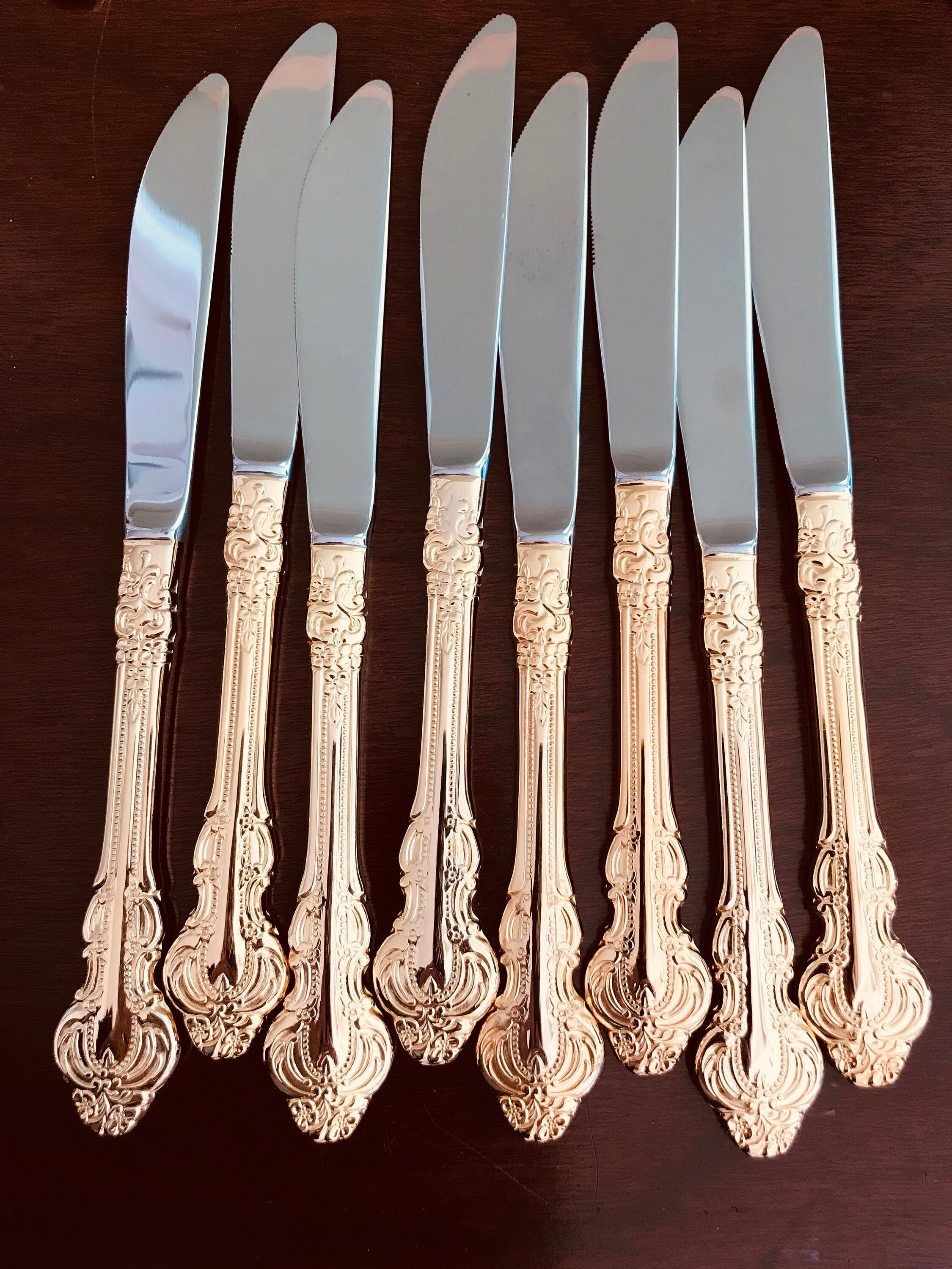 Vintage Flatware set, GoldenRoyal Fashion by Cambridge Silver, Service