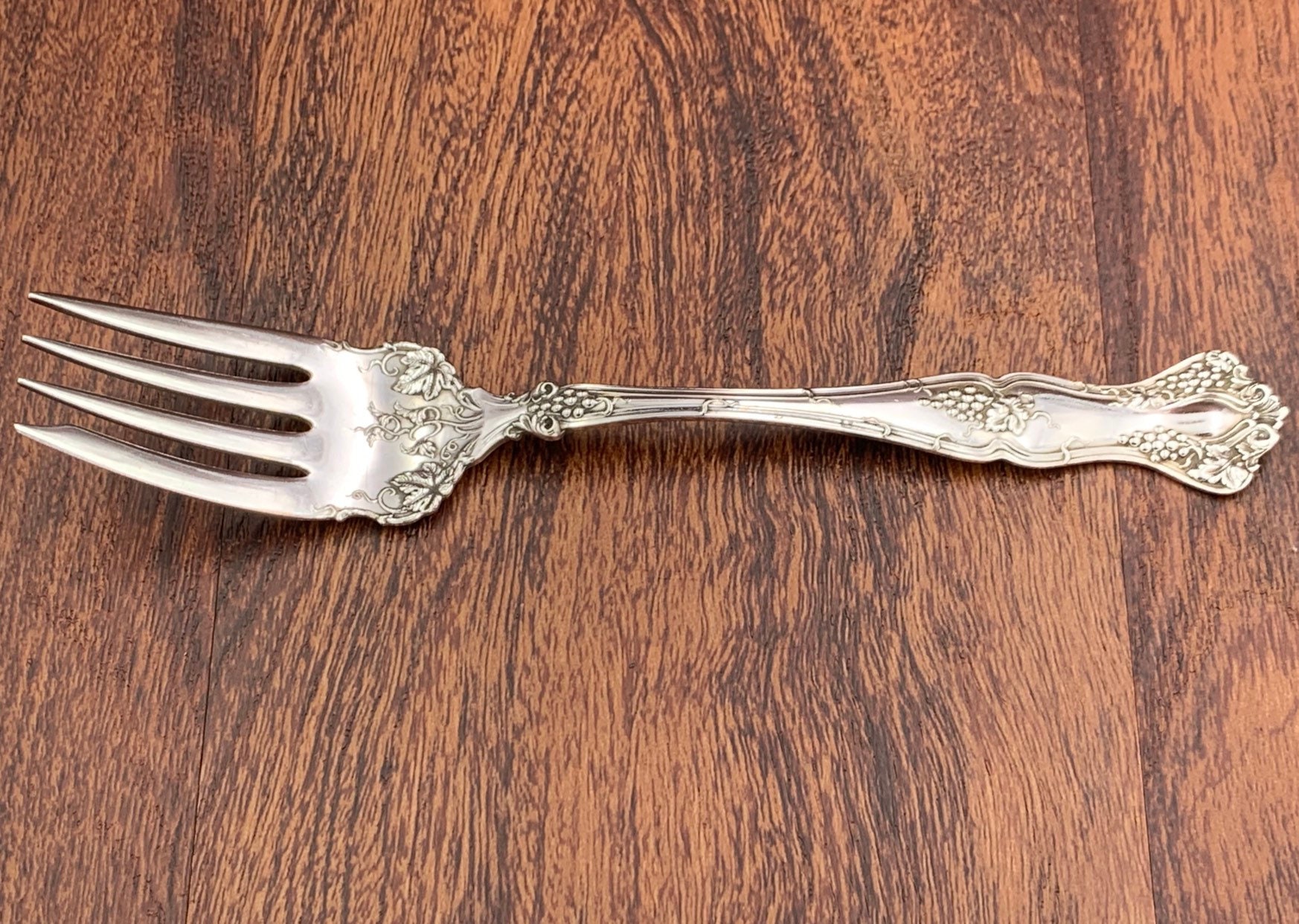Vintage Cold Meat Serving Fork Rogers Vintage Grape pattern Etsy