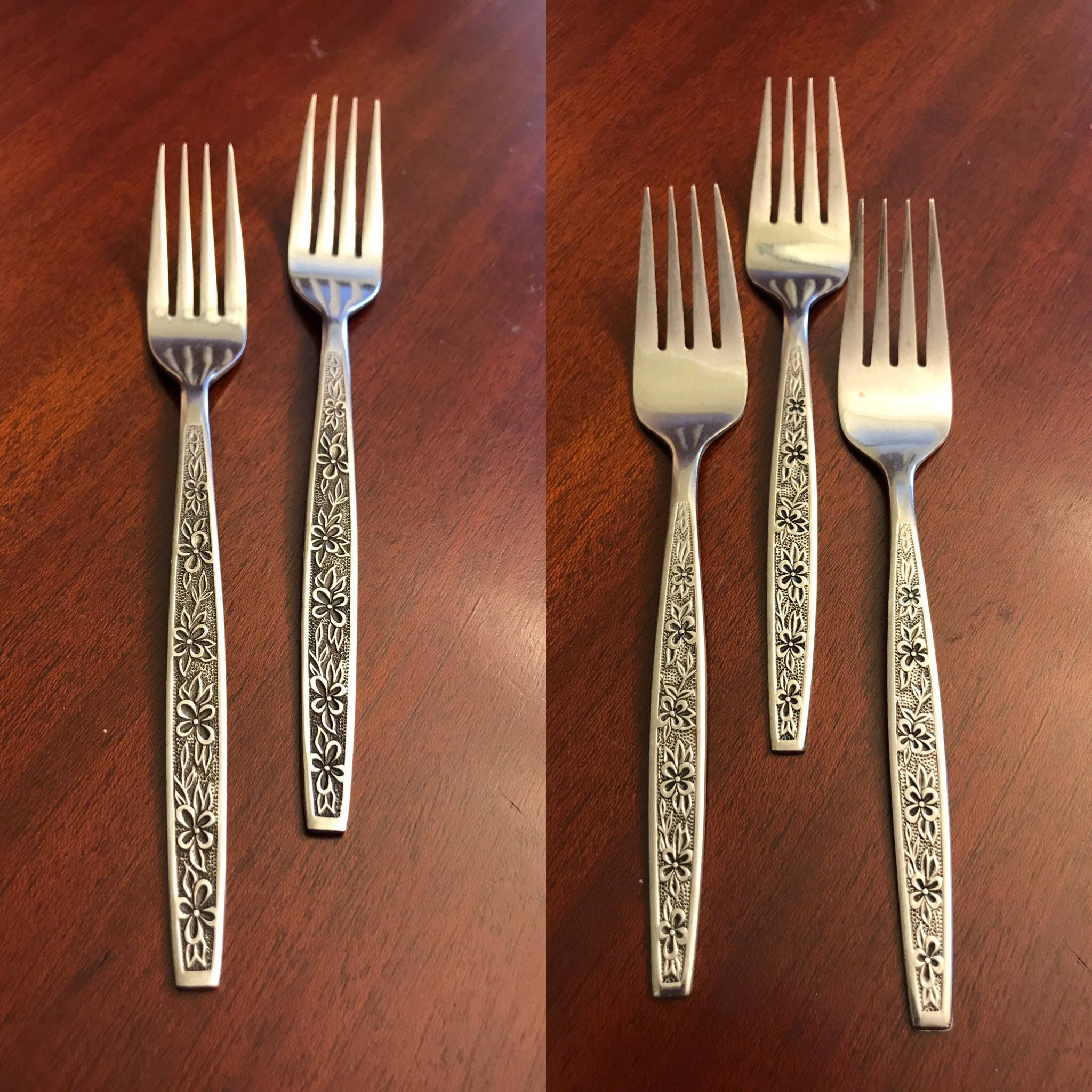 Vintage La Spana flatware, Stainless Steel Flatware, Rogers Cutlery Co