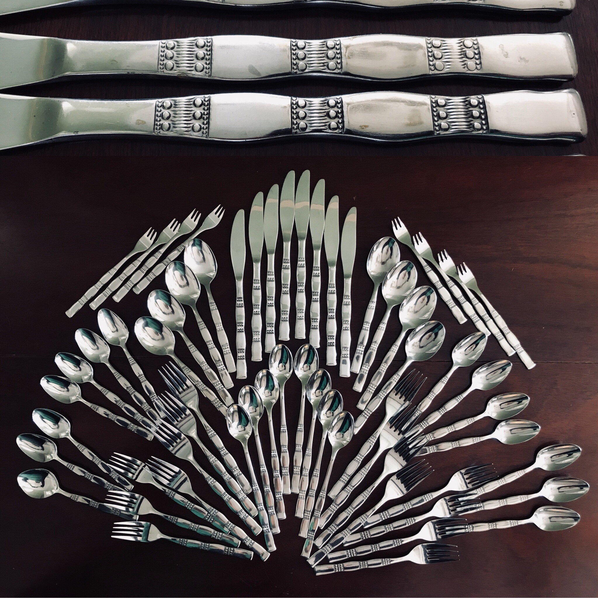 Reserved for Tony, Vintage Stainless Flatware, Emily by Northand